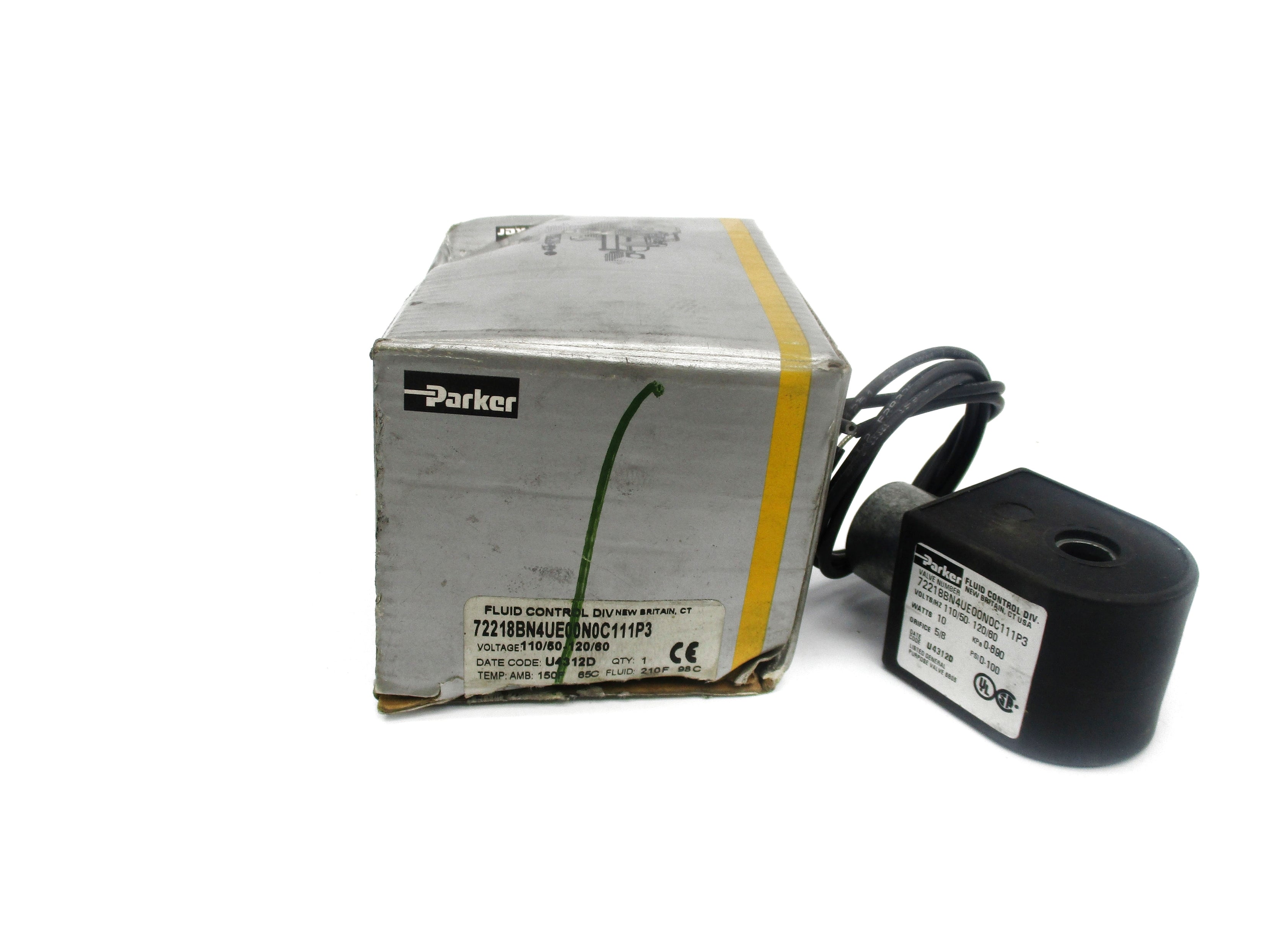 PARKER 72218BN4UE00N0C111P3 110/120V 0-100PSI NSMP