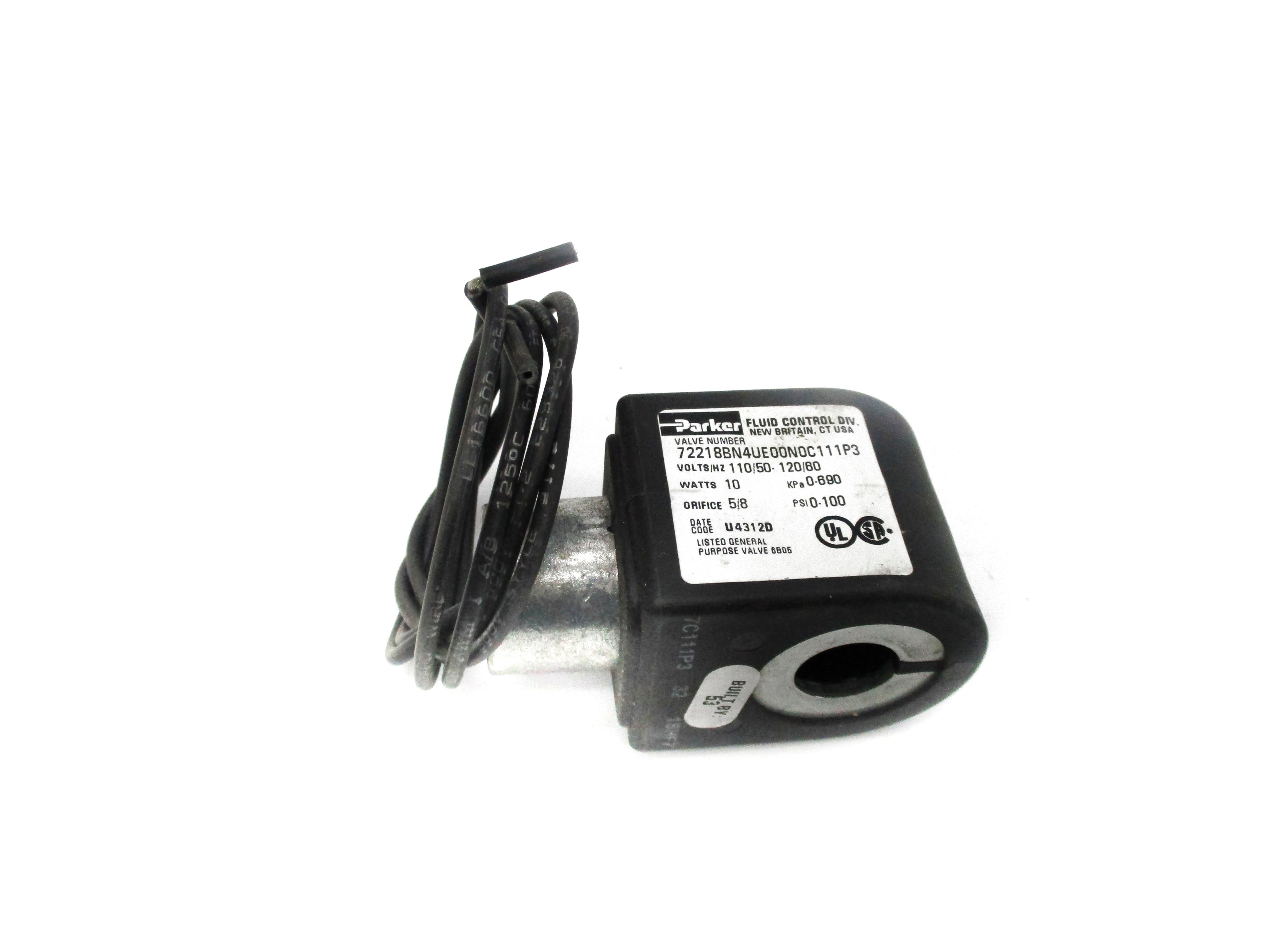 PARKER 72218BN4UE00N0C111P3 110/120V 0-100PSI NSMP
