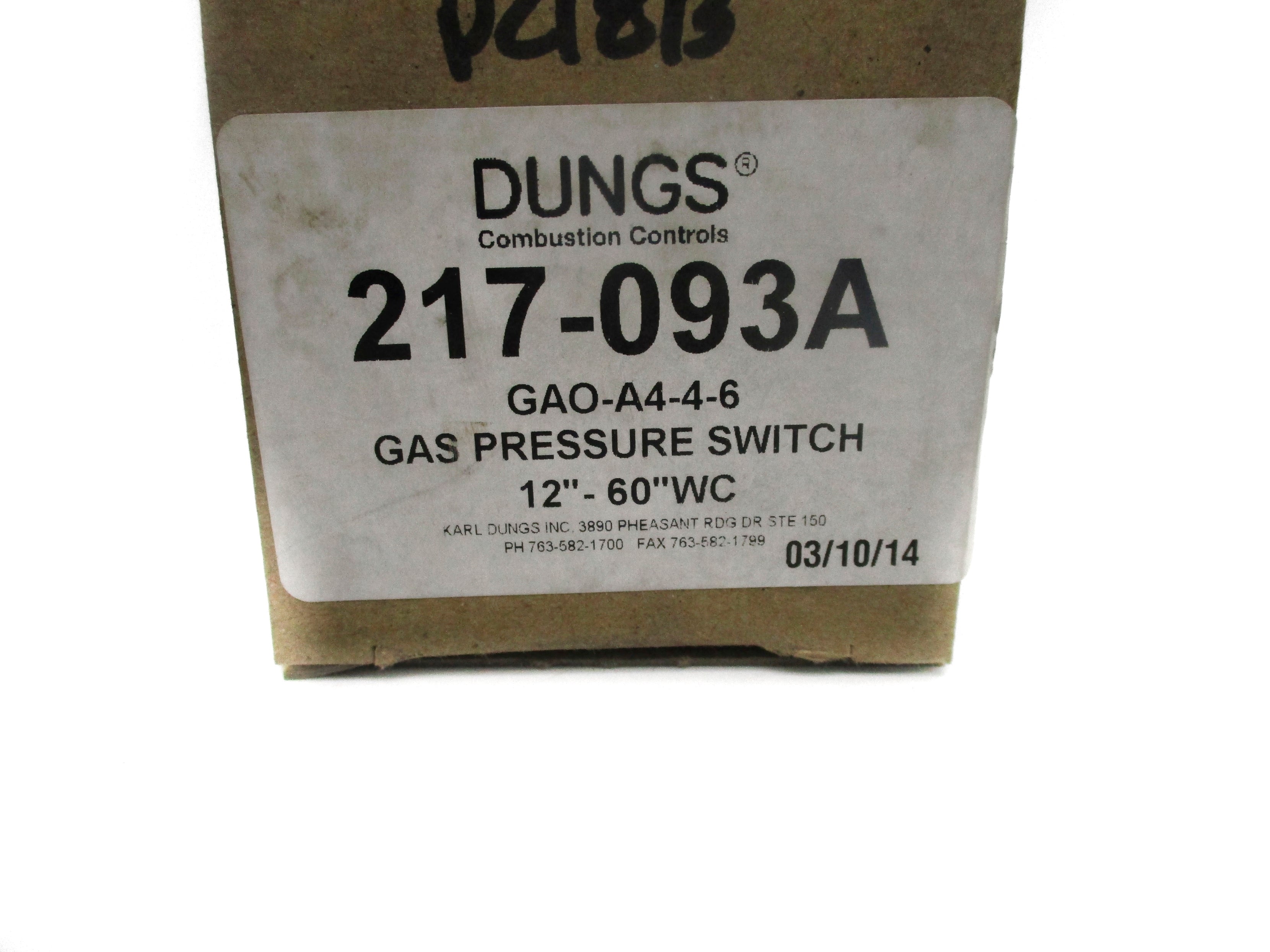 DUNGS GAO-A4-4-6 217-093A NSMP