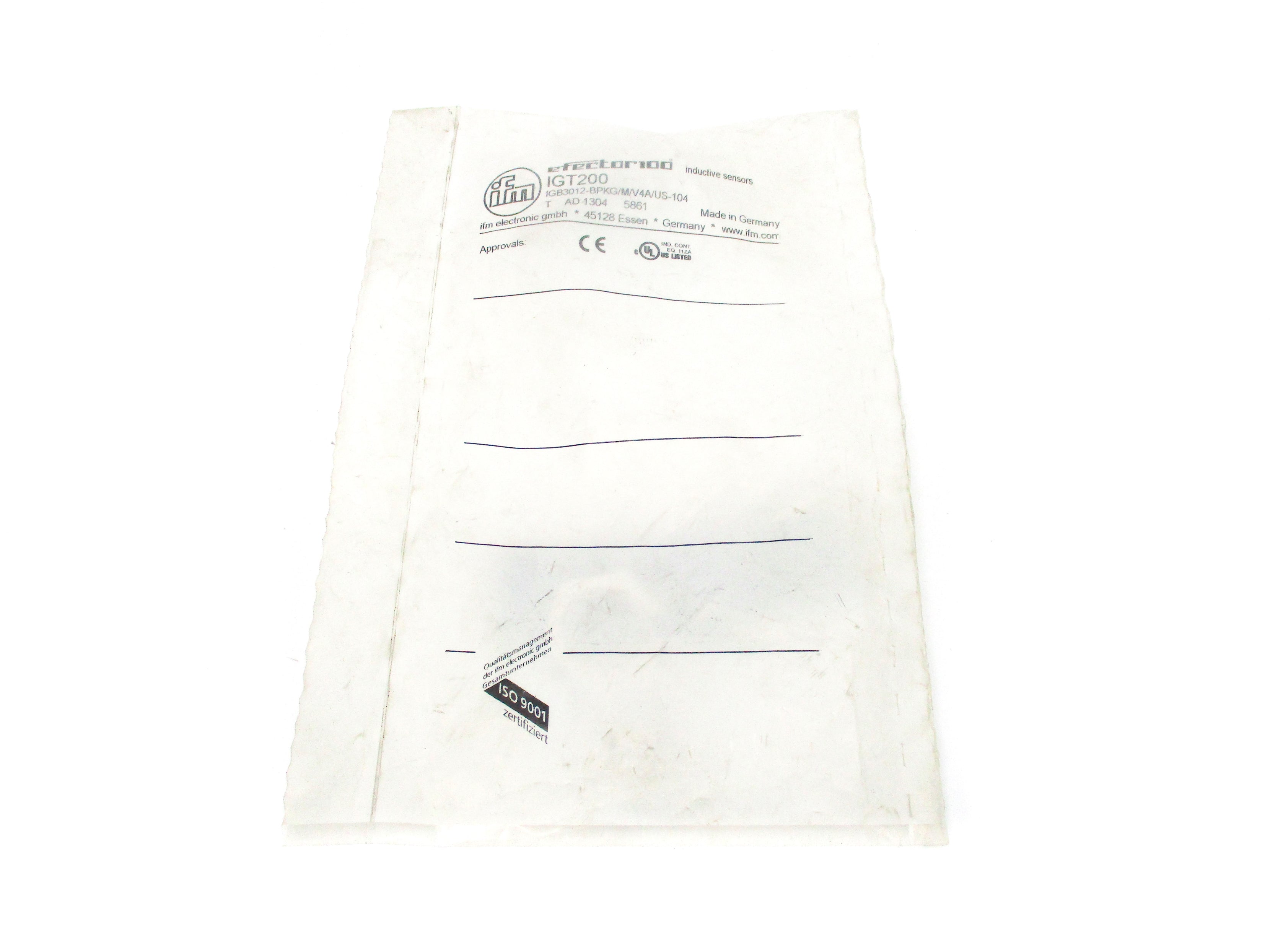 IFM EFECTOR IGB3012-BPKG/M/V4A/US-104 IGT200 NSMP