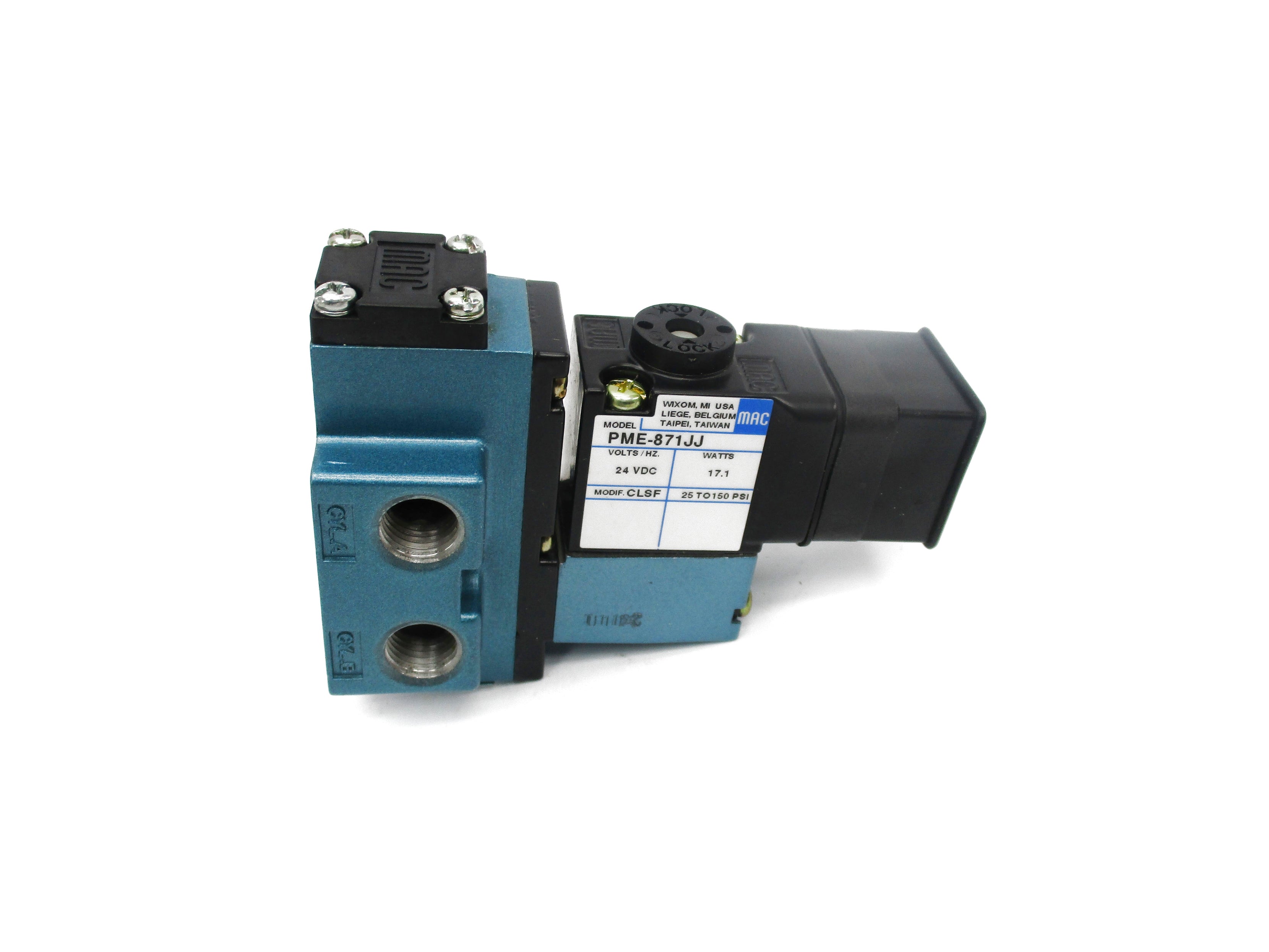 MAC 912B-PM-871JJ 24VDC 25-50PSI NSMP