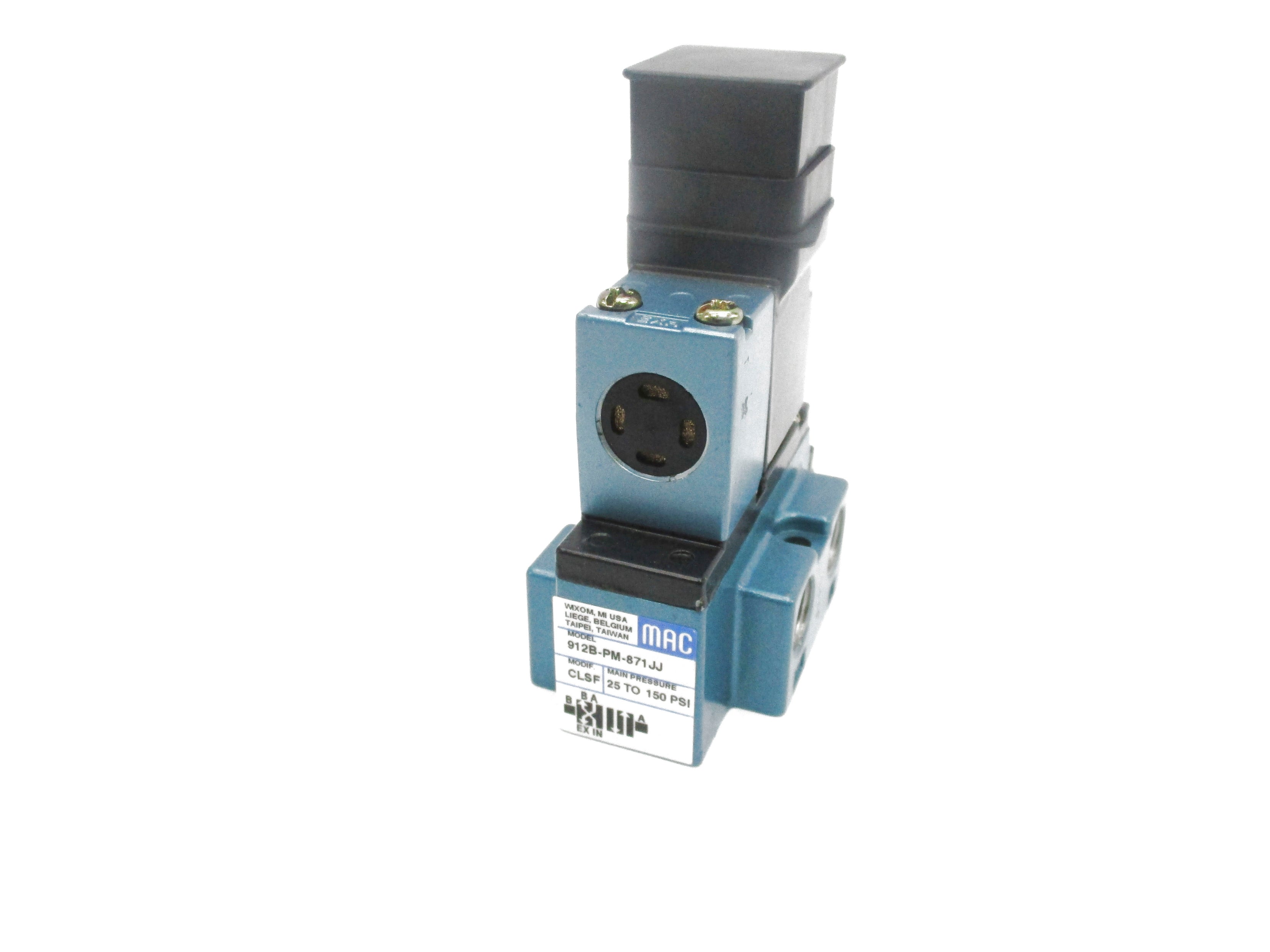 MAC 912B-PM-871JJ 24VDC 25-50PSI NSMP