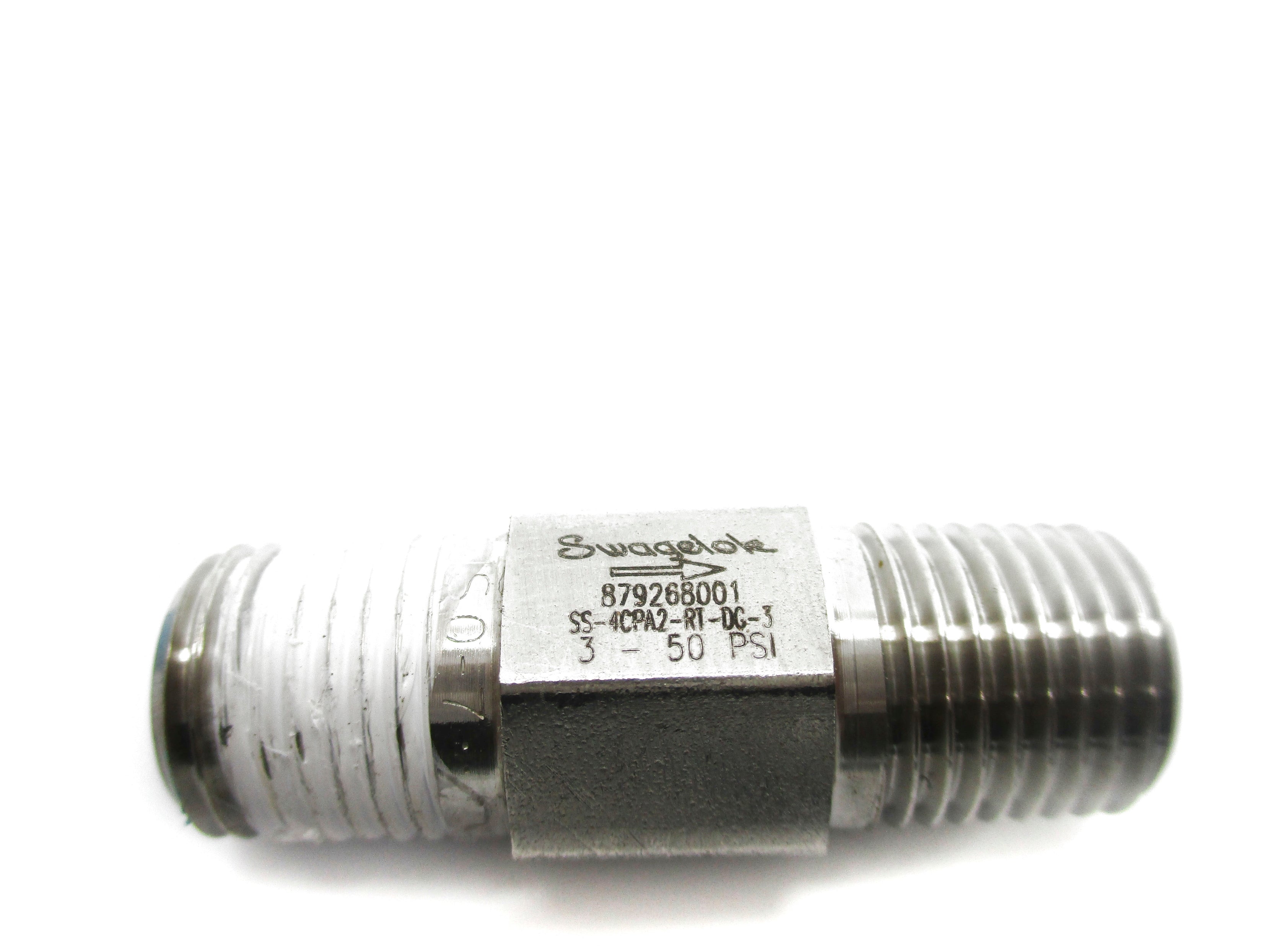 SWAGELOK SS-4CPA2-RT-DG-3 3-50PSI NSNP