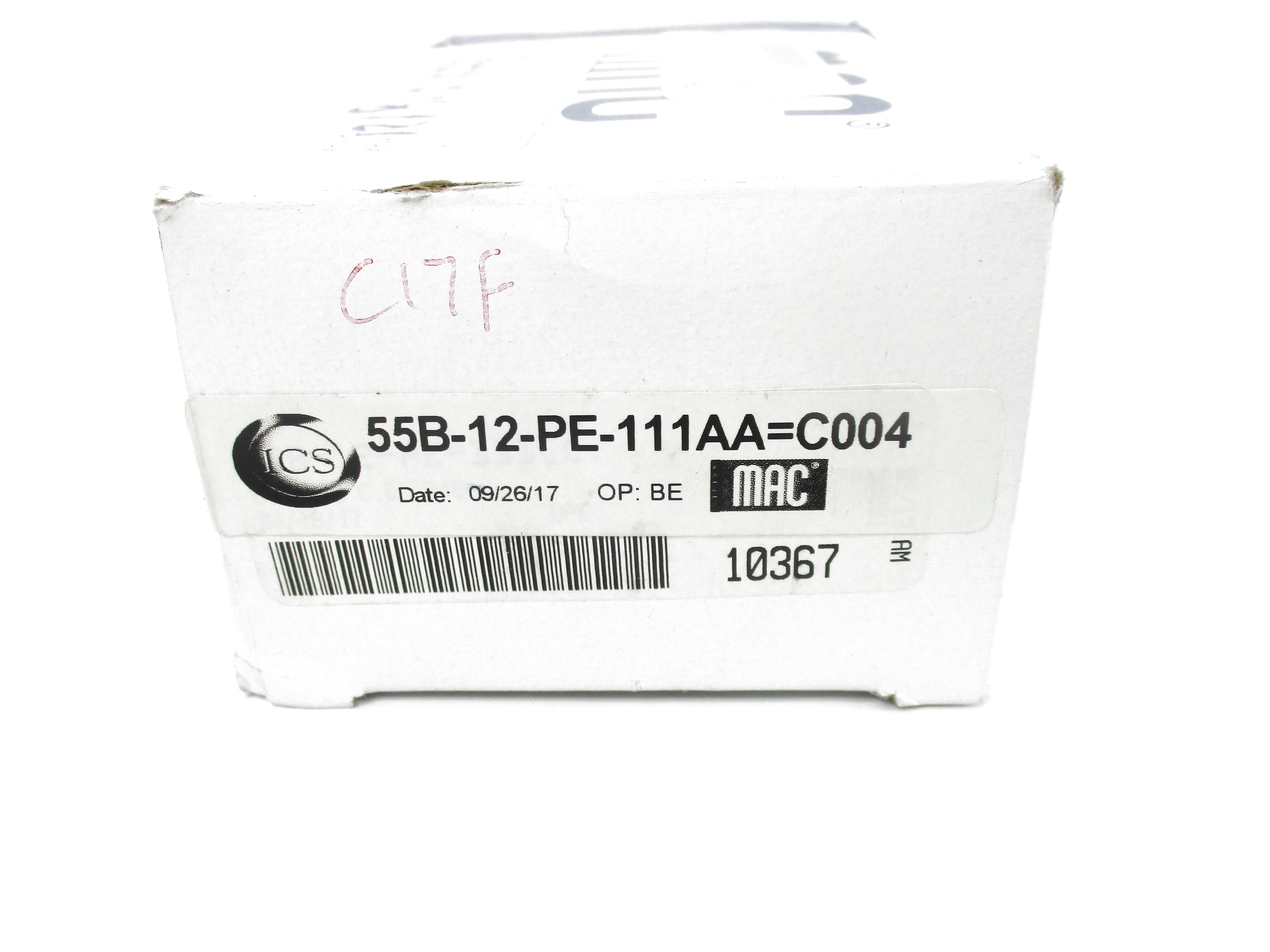 MAC 55B-12-PE-111AA 120/60-110/50 150PSI NSMP