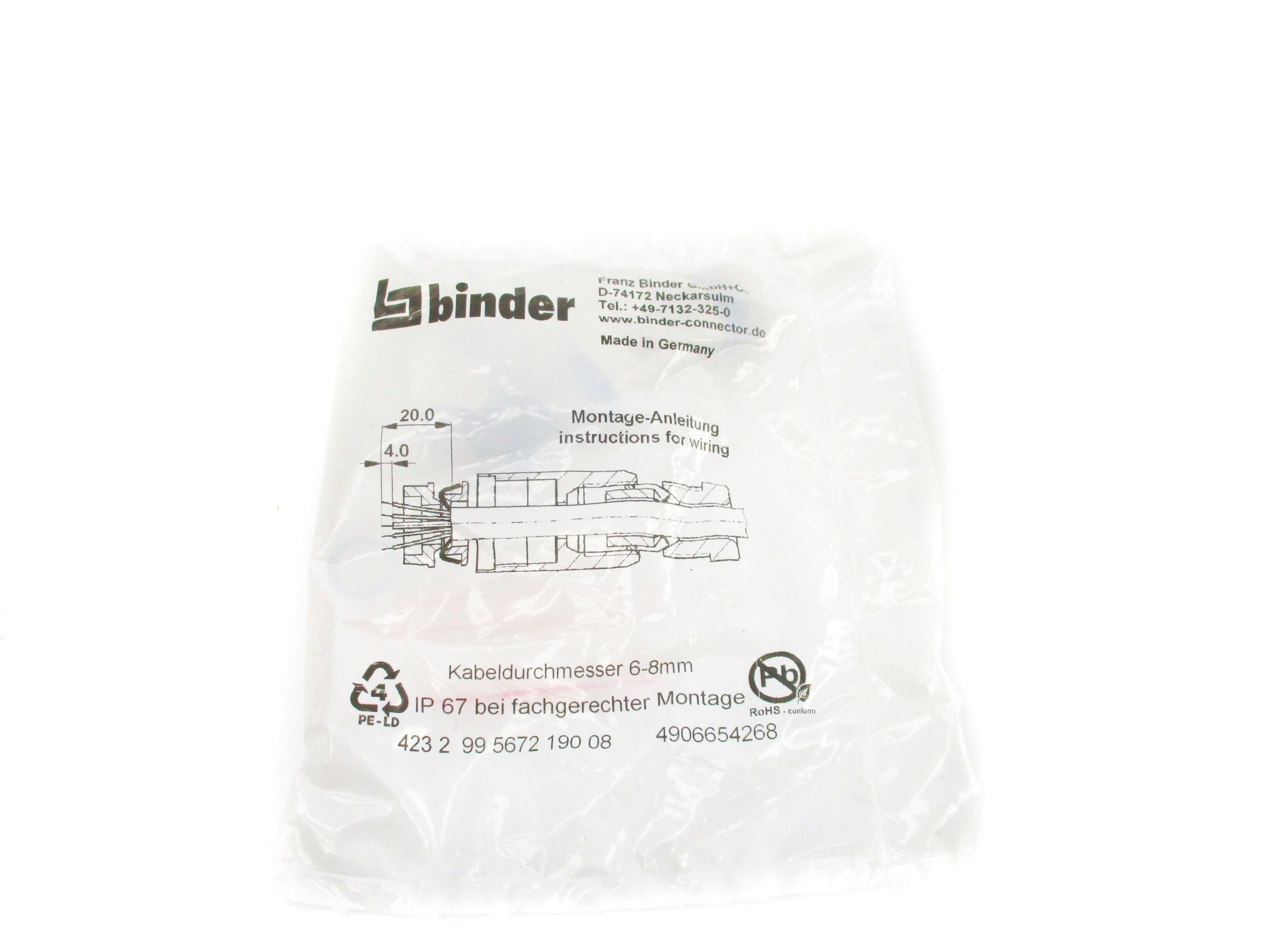 BINDER 423299567219008 NSMP