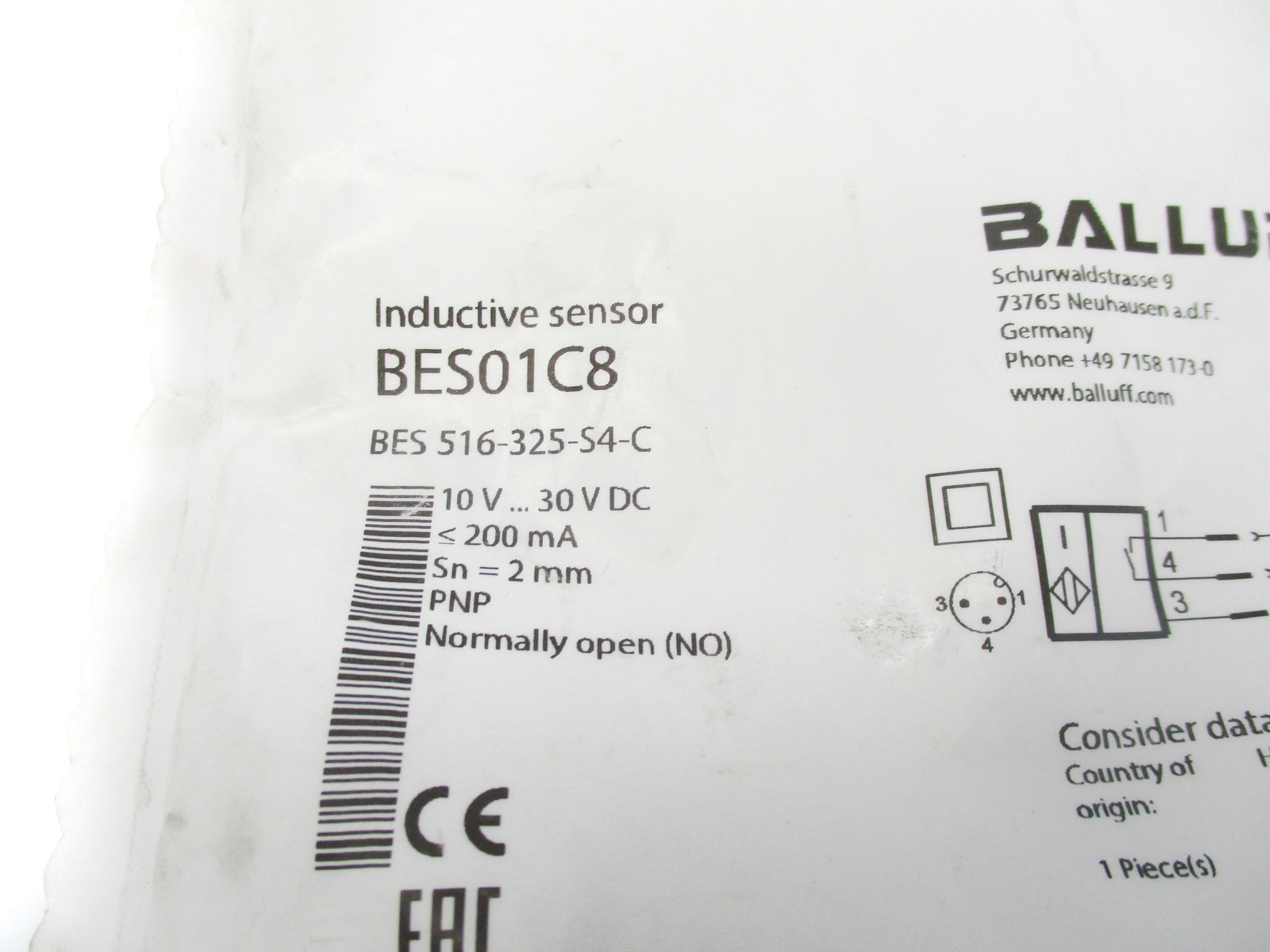 BALLUFF BES01C8 NSMP