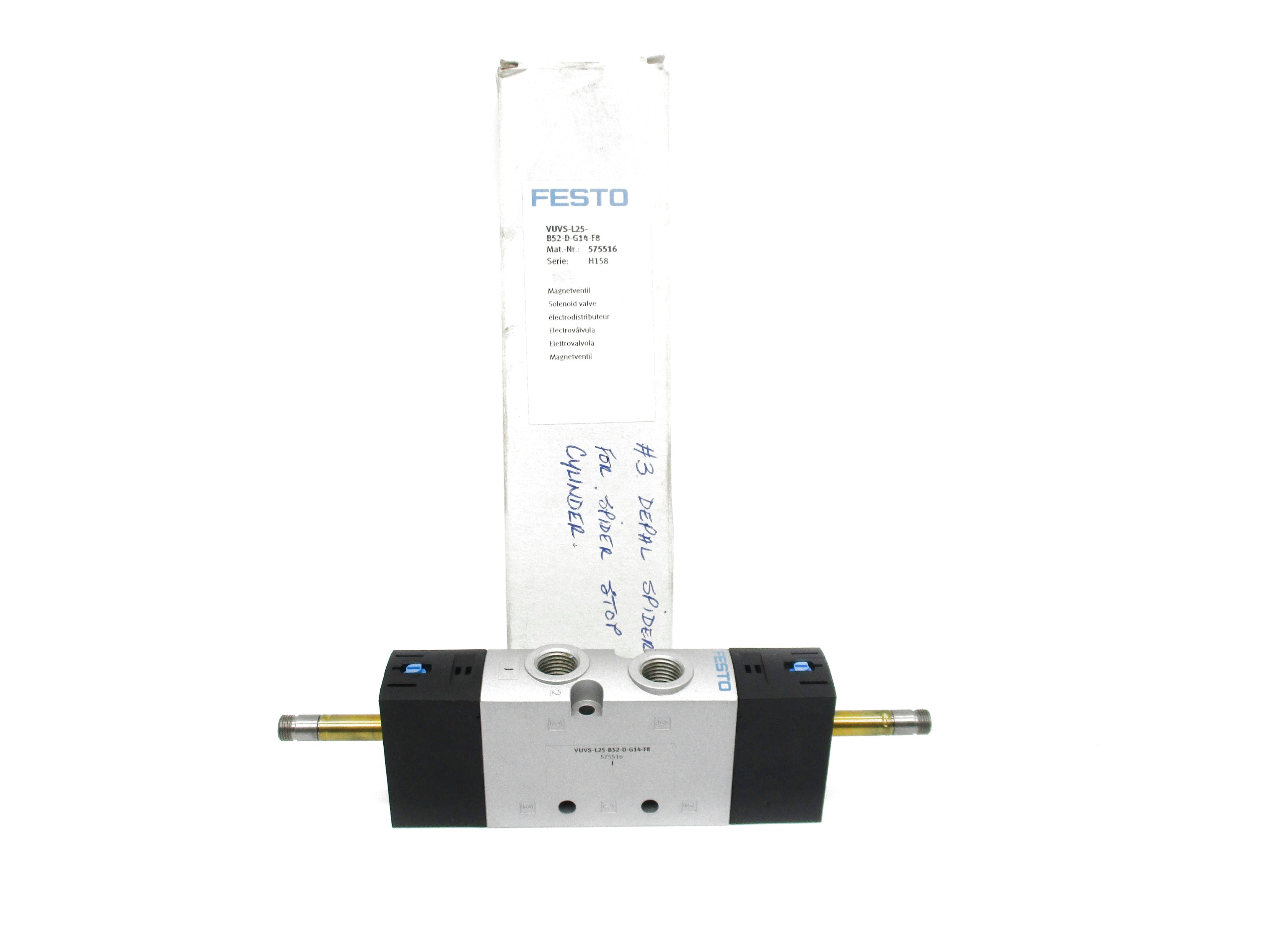 FESTO VUVS-L25-B52-D-G14-F8 22-145PSI NSMP