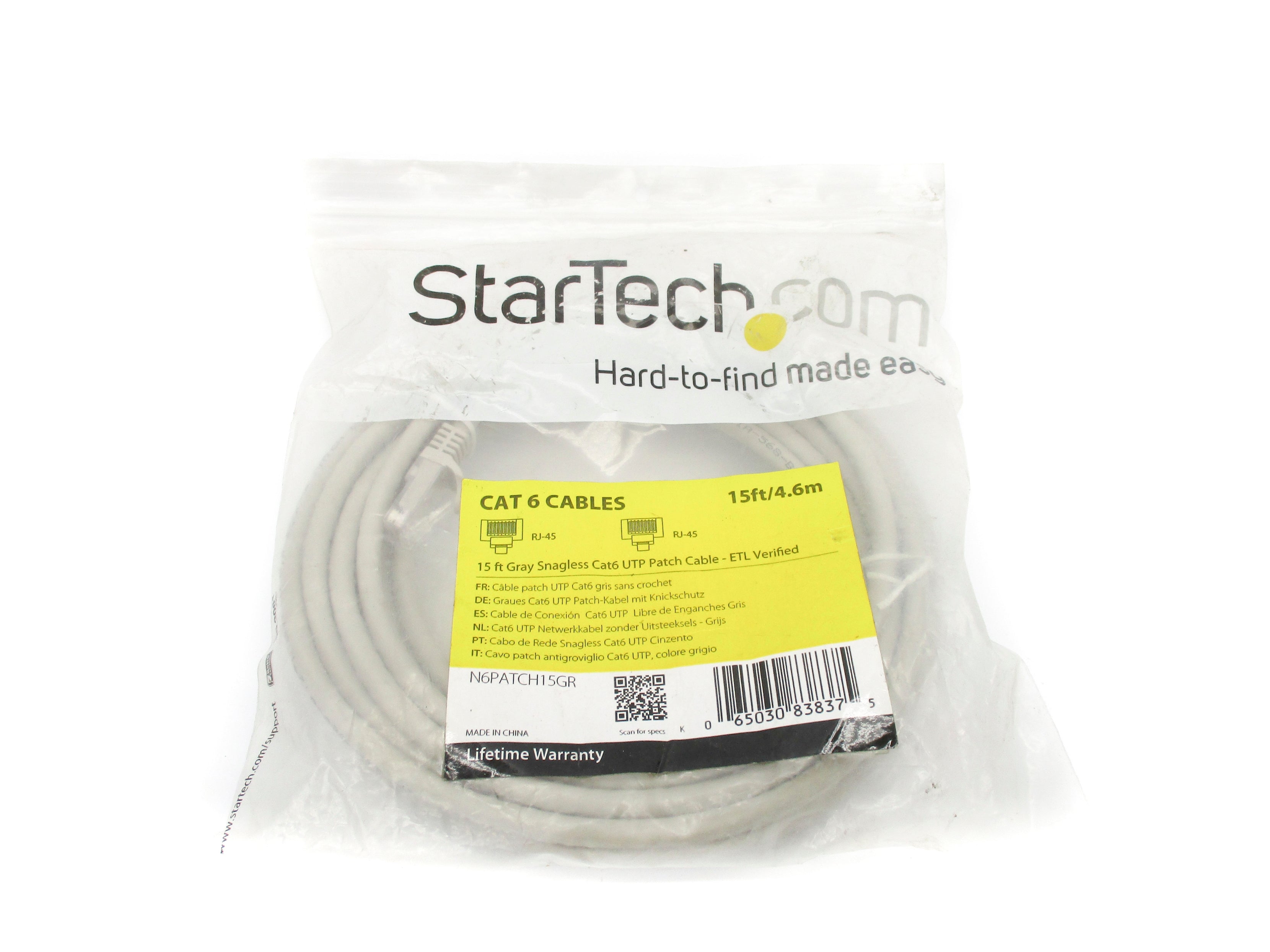 STARTECH N6PATCH15GR NSMP