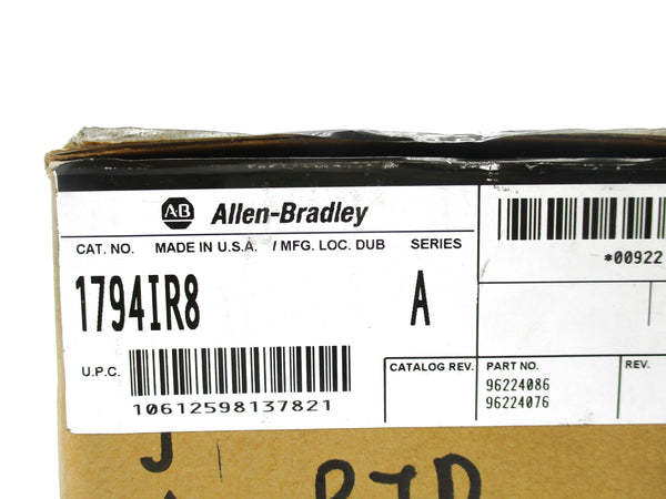 ALLEN BRADLEY 1794-IR8 SER. A F/W K 24VDC REV. B01 NSMP