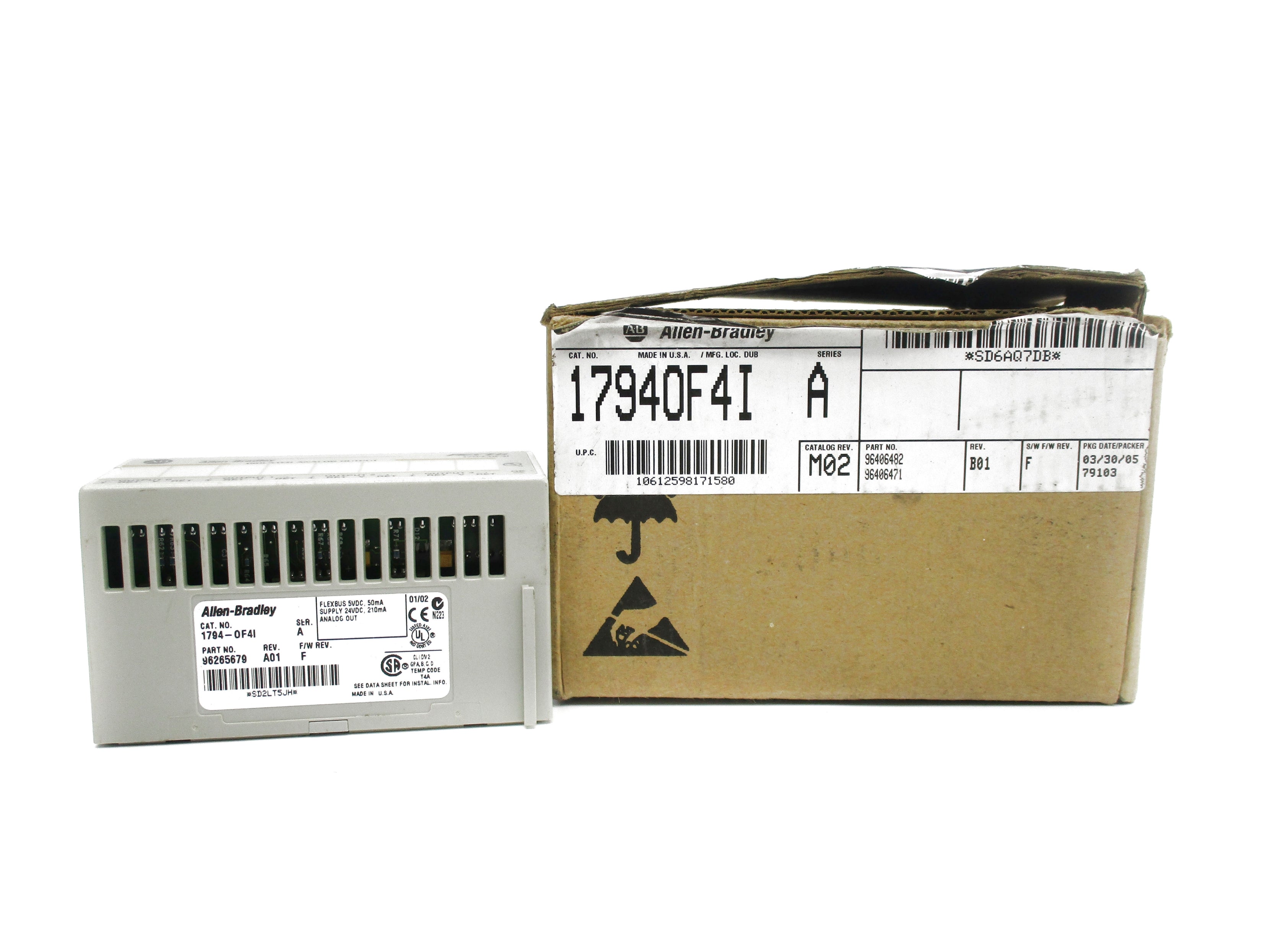 ALLEN BRADLEY 1794-OF4I SER. A F/W F NSMP