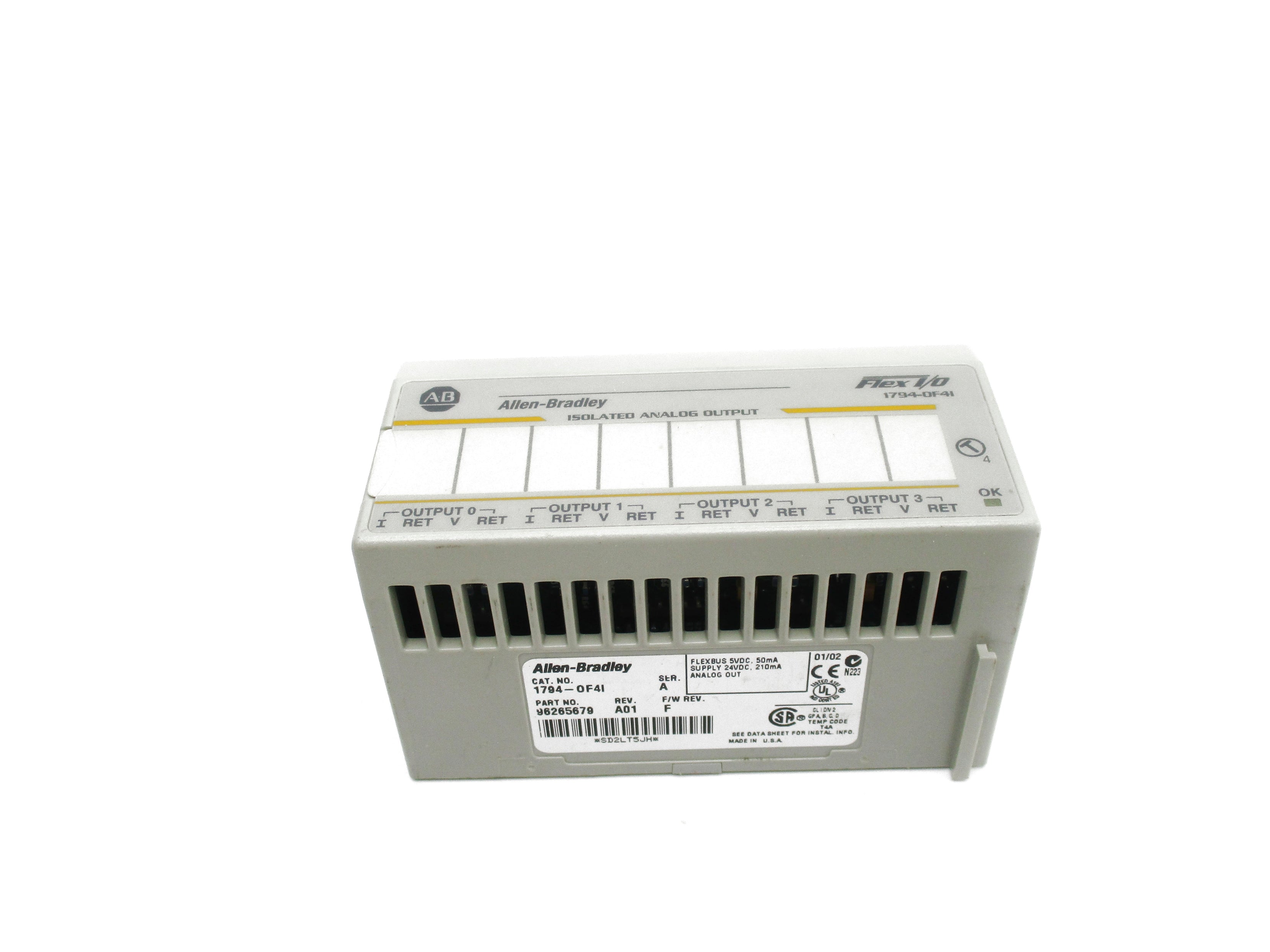 ALLEN BRADLEY 1794-OF4I SER. A F/W F NSMP