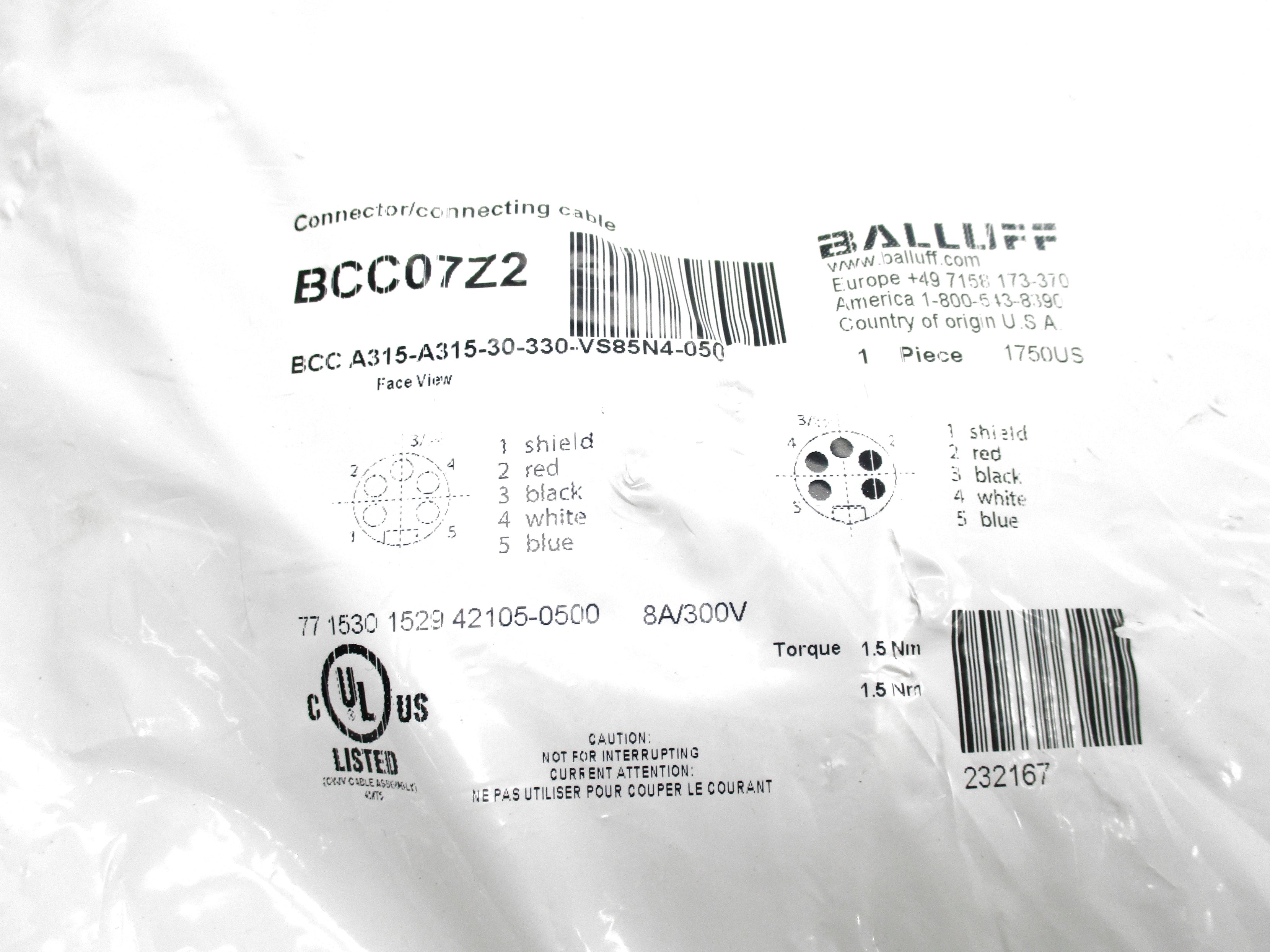 BALLUFF BCC07Z2 NSMP