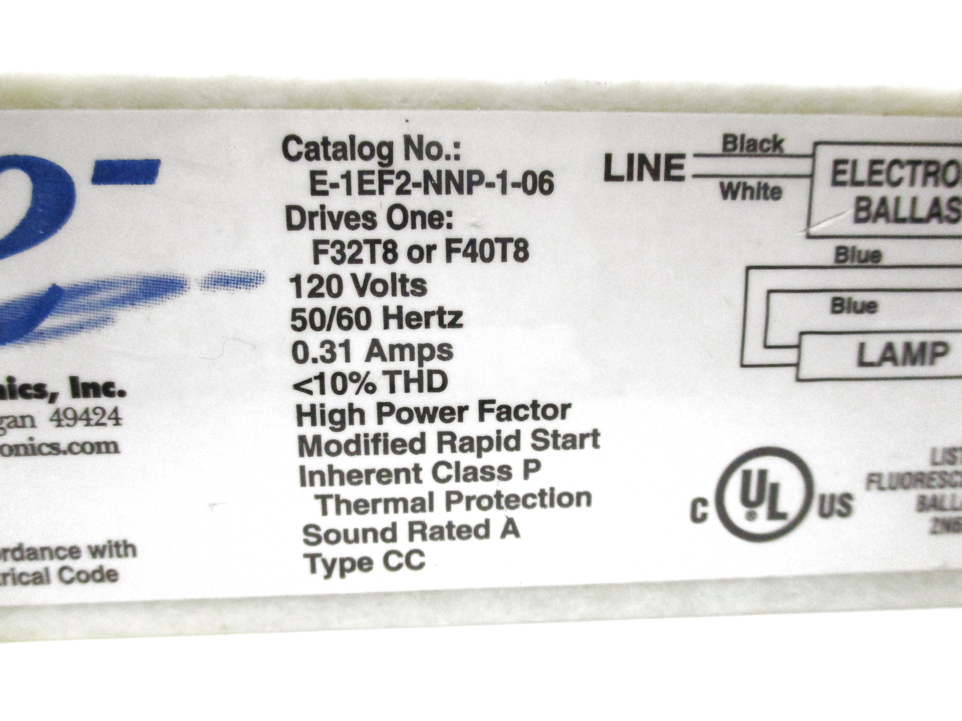 EBW E-1EF2-NNP-1-06 NSNP