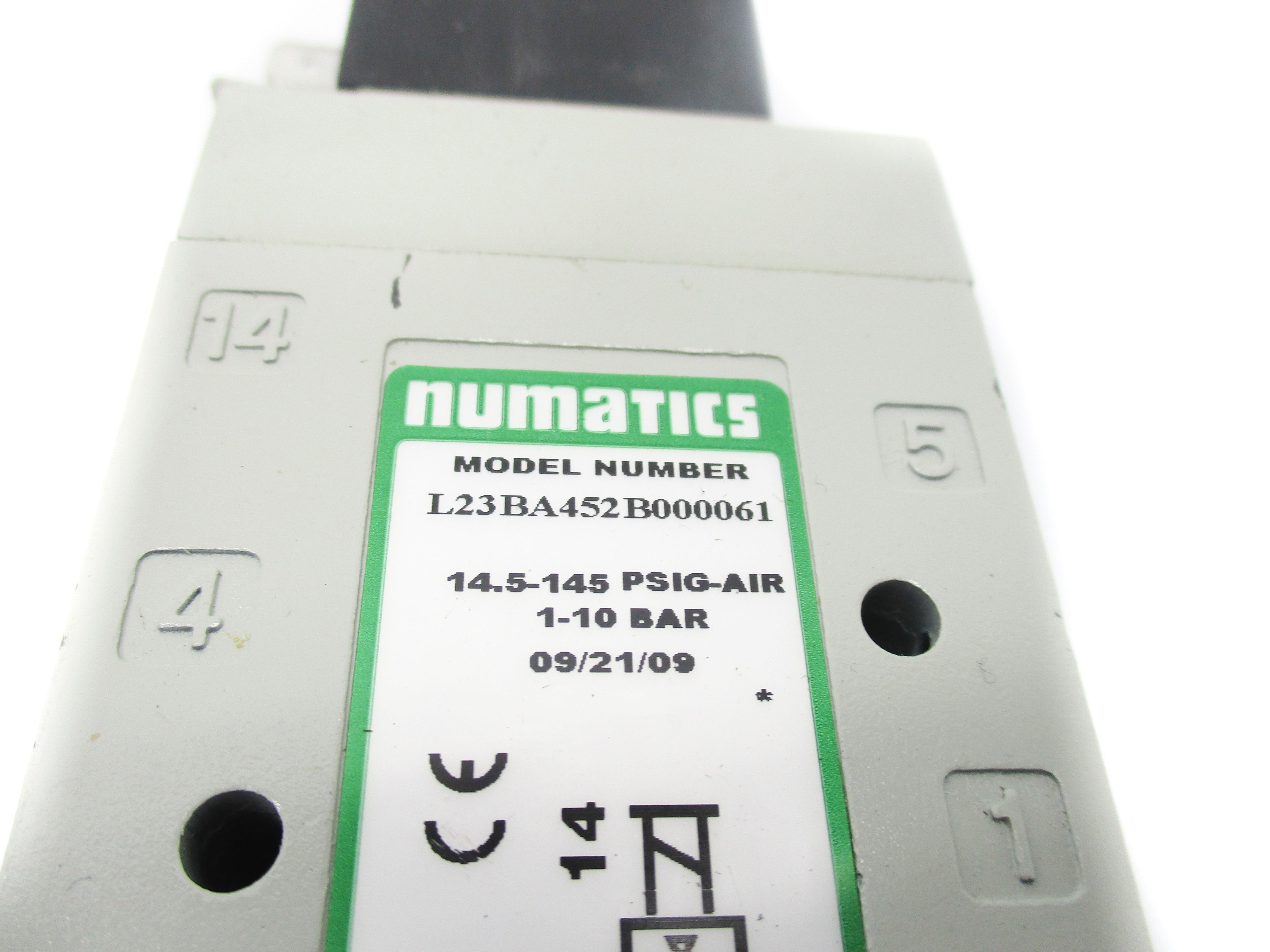 NUMATICS L23BA452B000061 24VDC 0.15A 145PSI UNMP