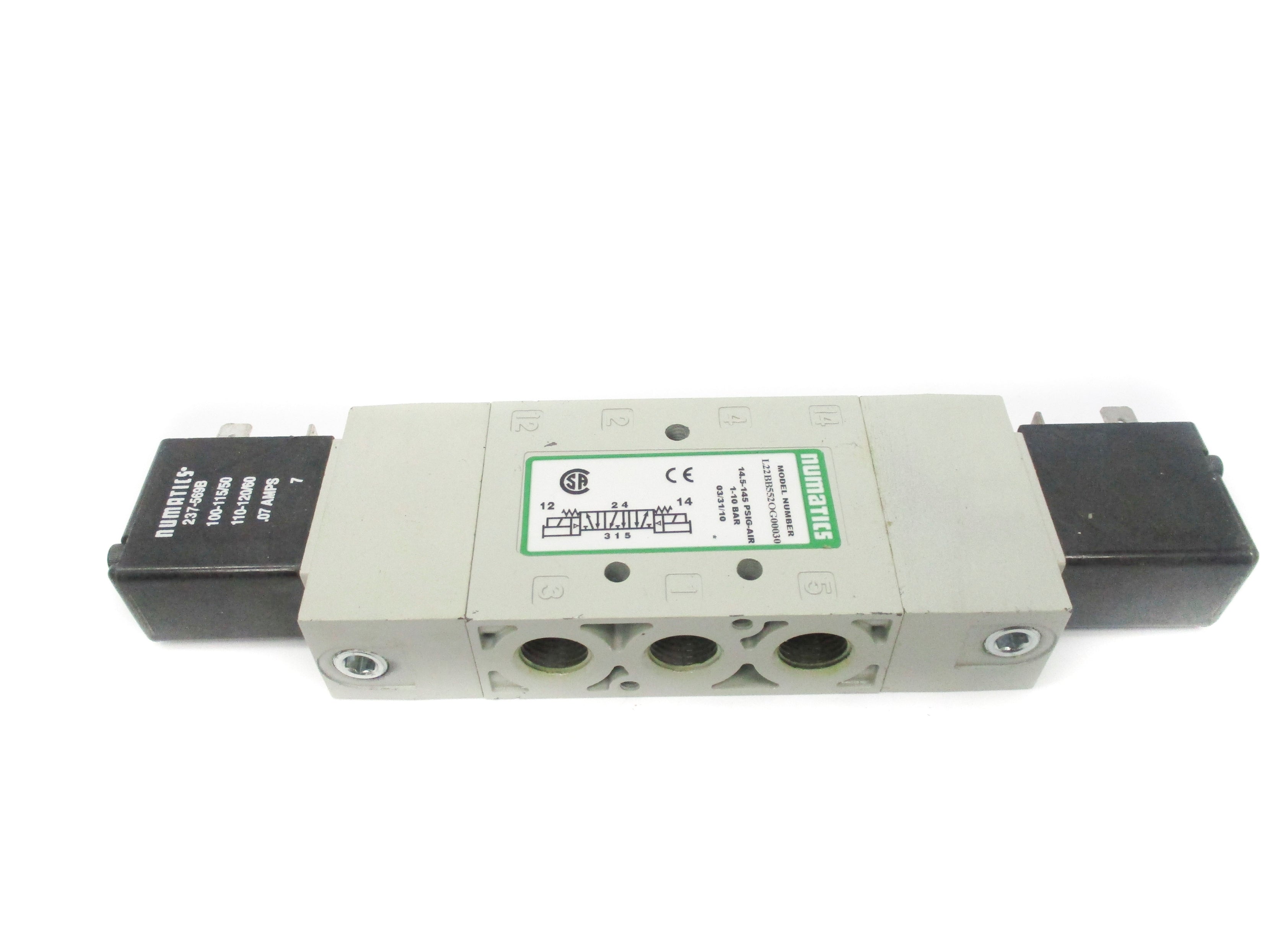 NUMATICS L22BB552OG00030 14.5-145PSI UNMP