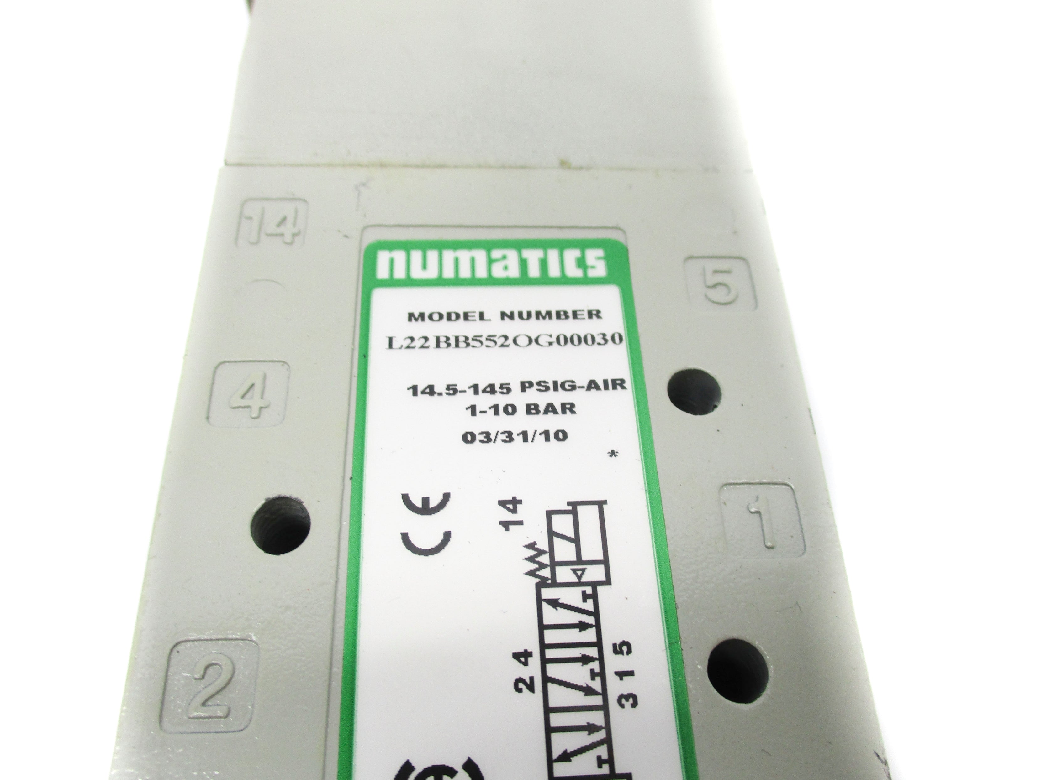 NUMATICS L22BB552OG00030 14.5-145PSI UNMP