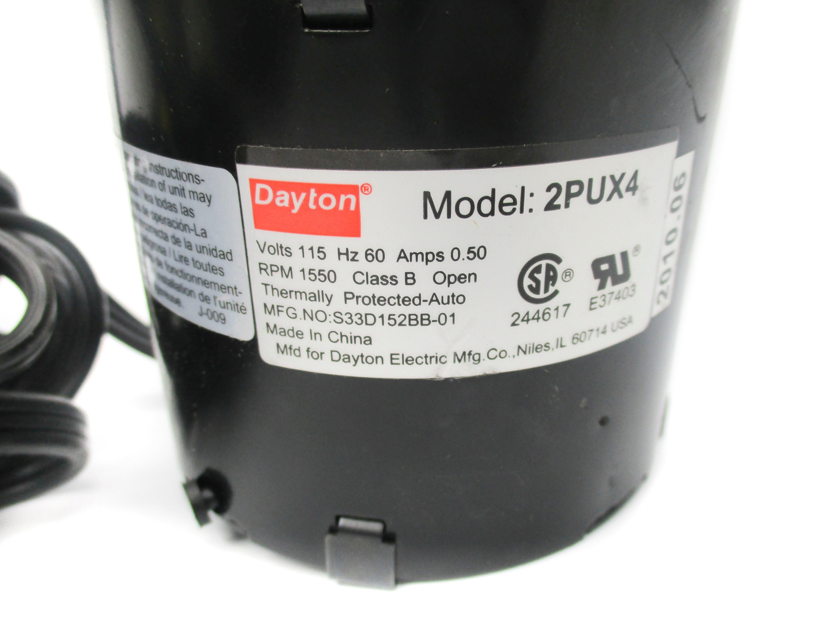DAYTON 2PUX4 NSNP