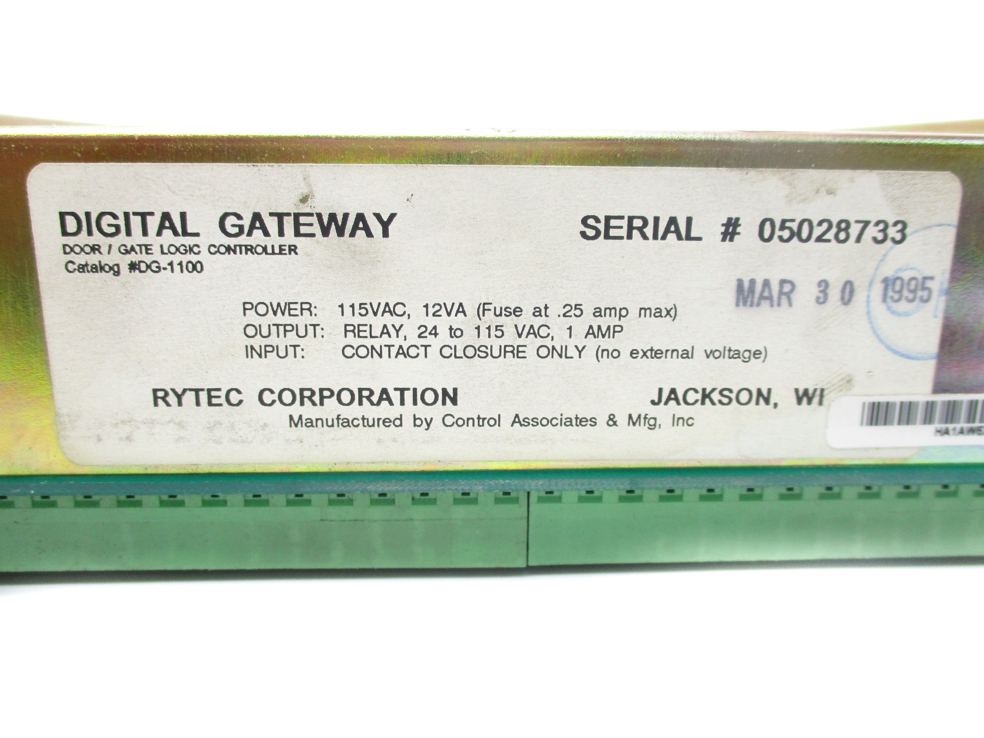 RYTEC DG-1100 UNMP
