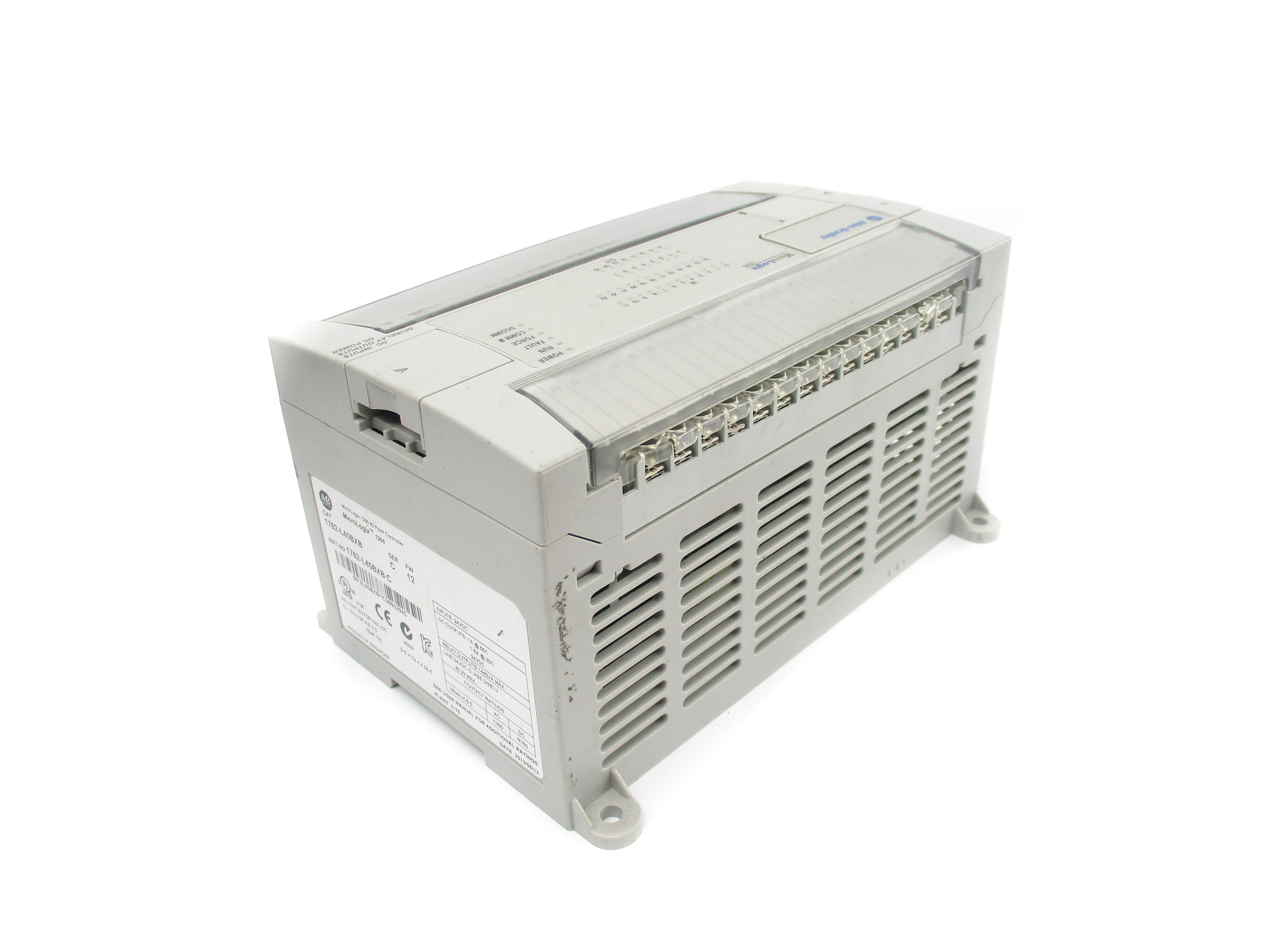 ALLEN BRADLEY 1762-L40BXB SER. C F/W 12 NSNP
