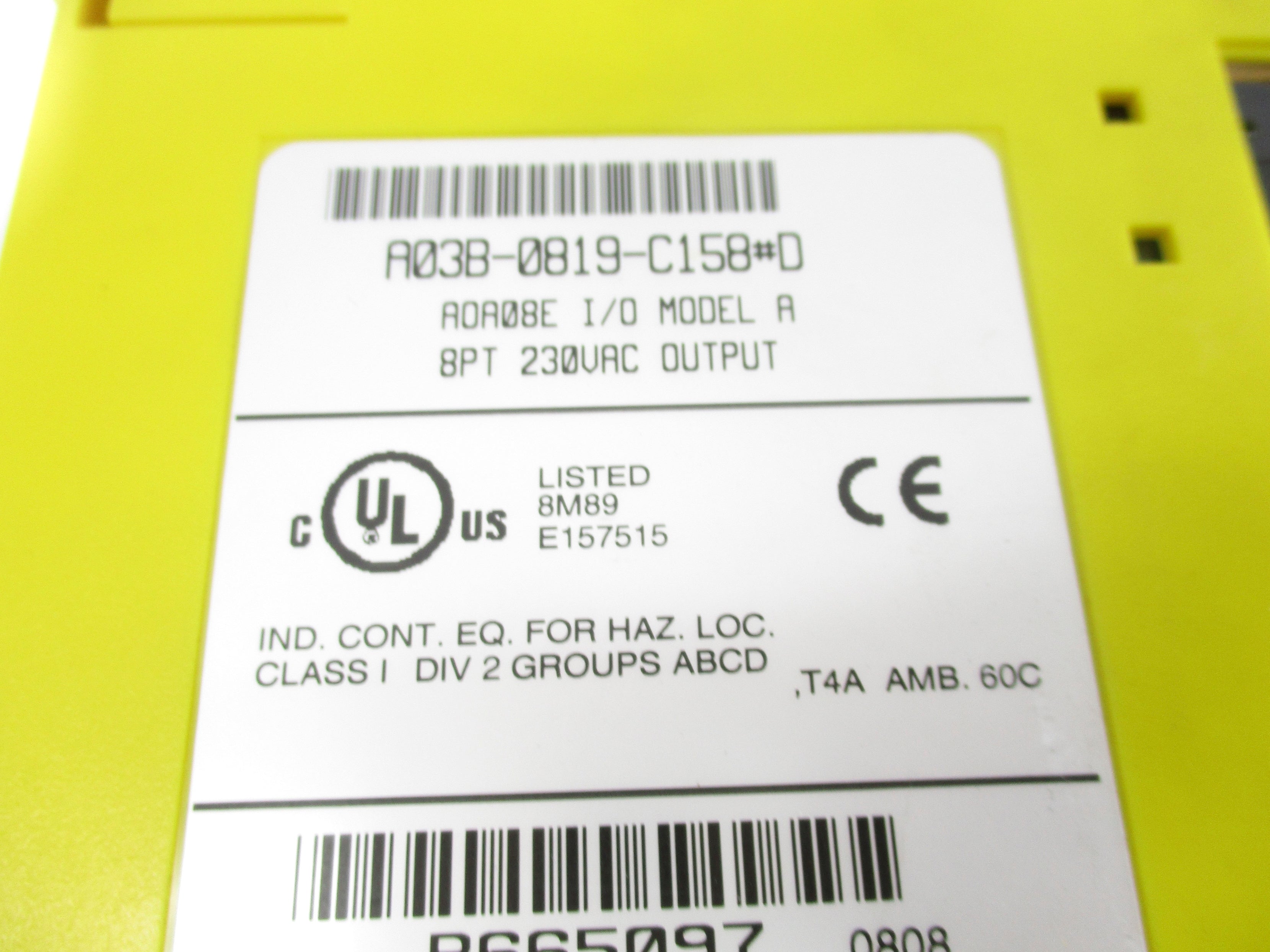 FANUC A03B-0819-C158#D (AS PICTURED) NSNP