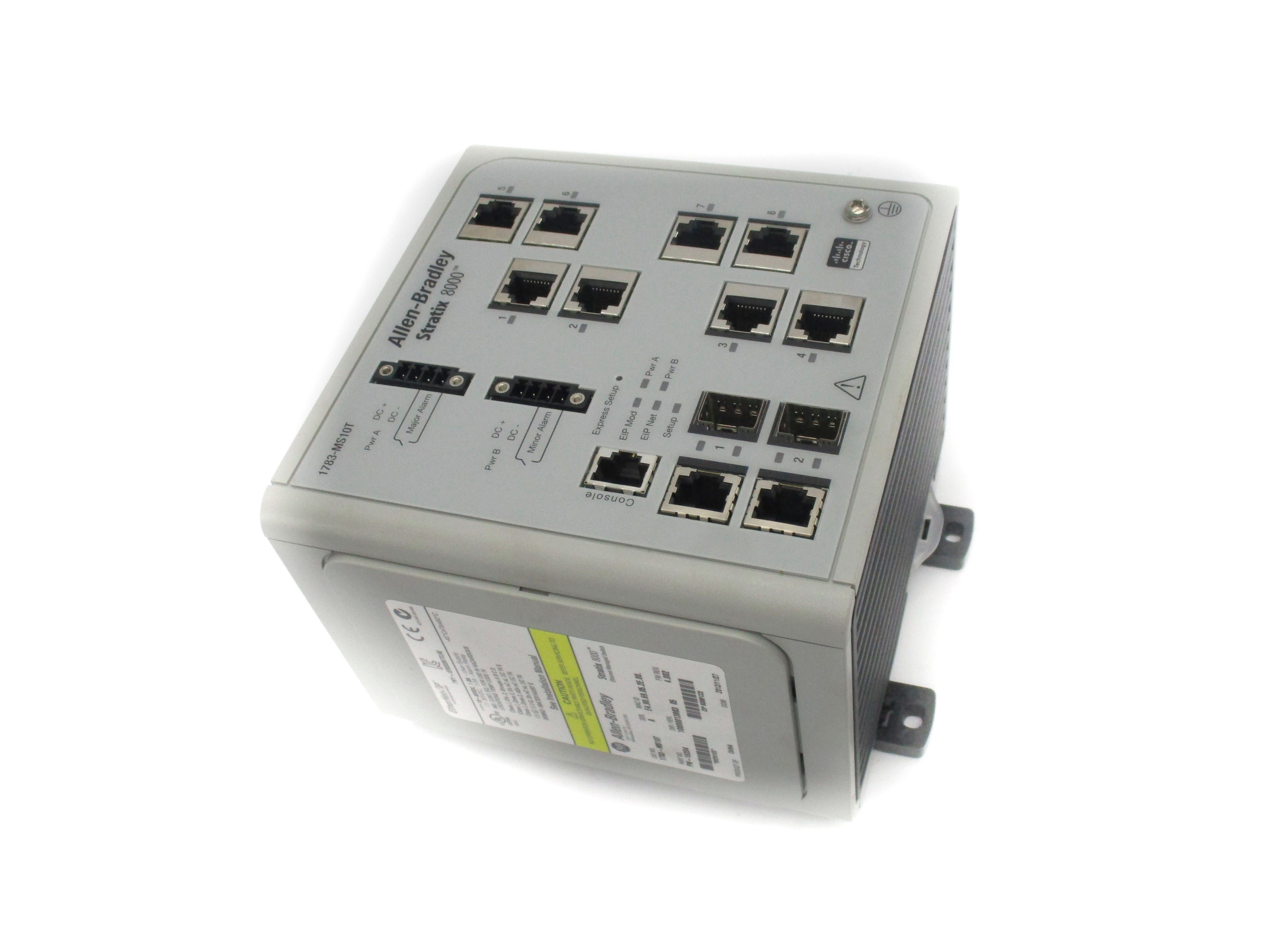ALLEN BRADLEY 1783-MS10T SER. A 18-60VDC 1.0A F/W 4.002 NSNP