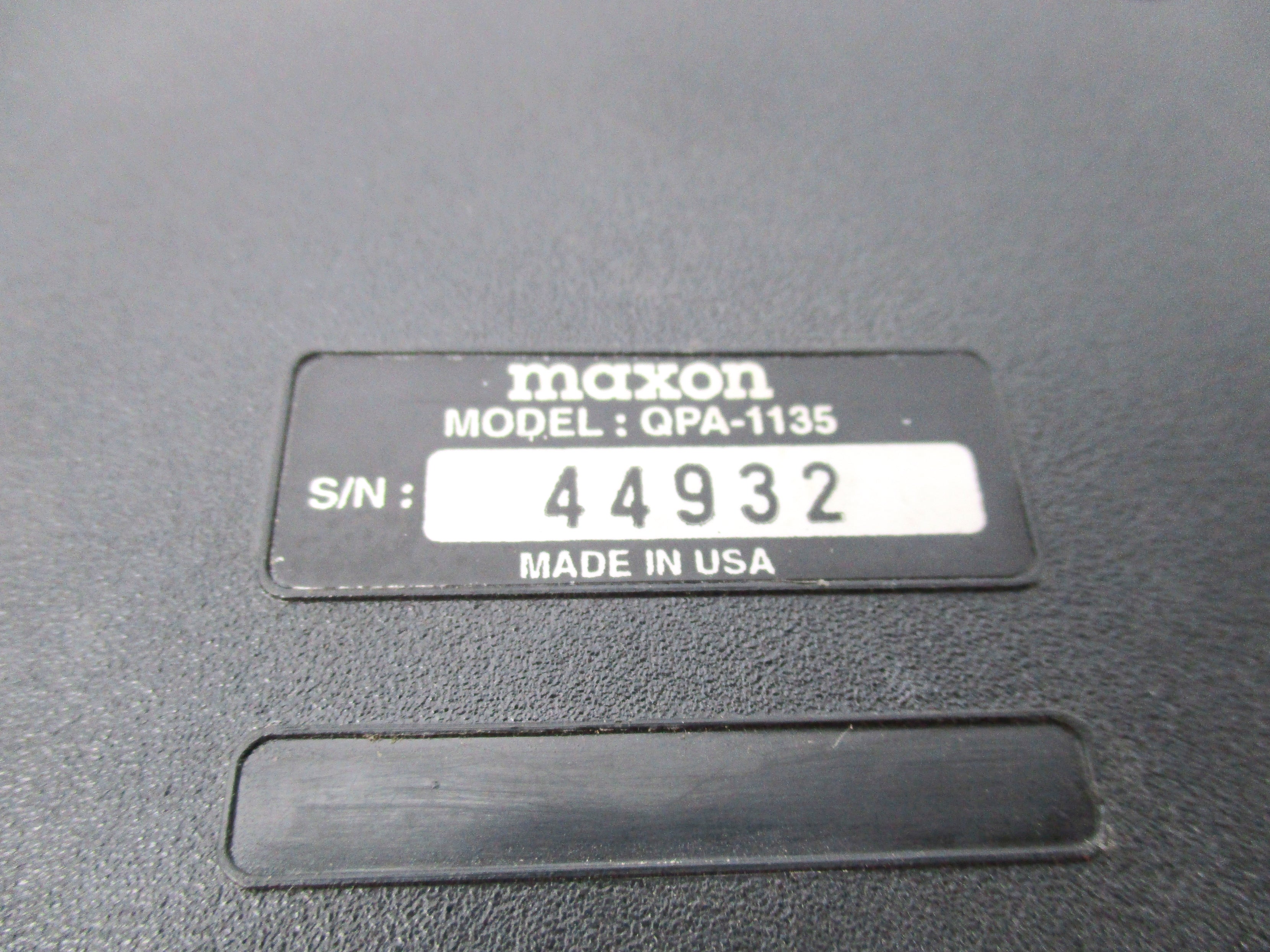 MAXON QPA-1135 NSNP