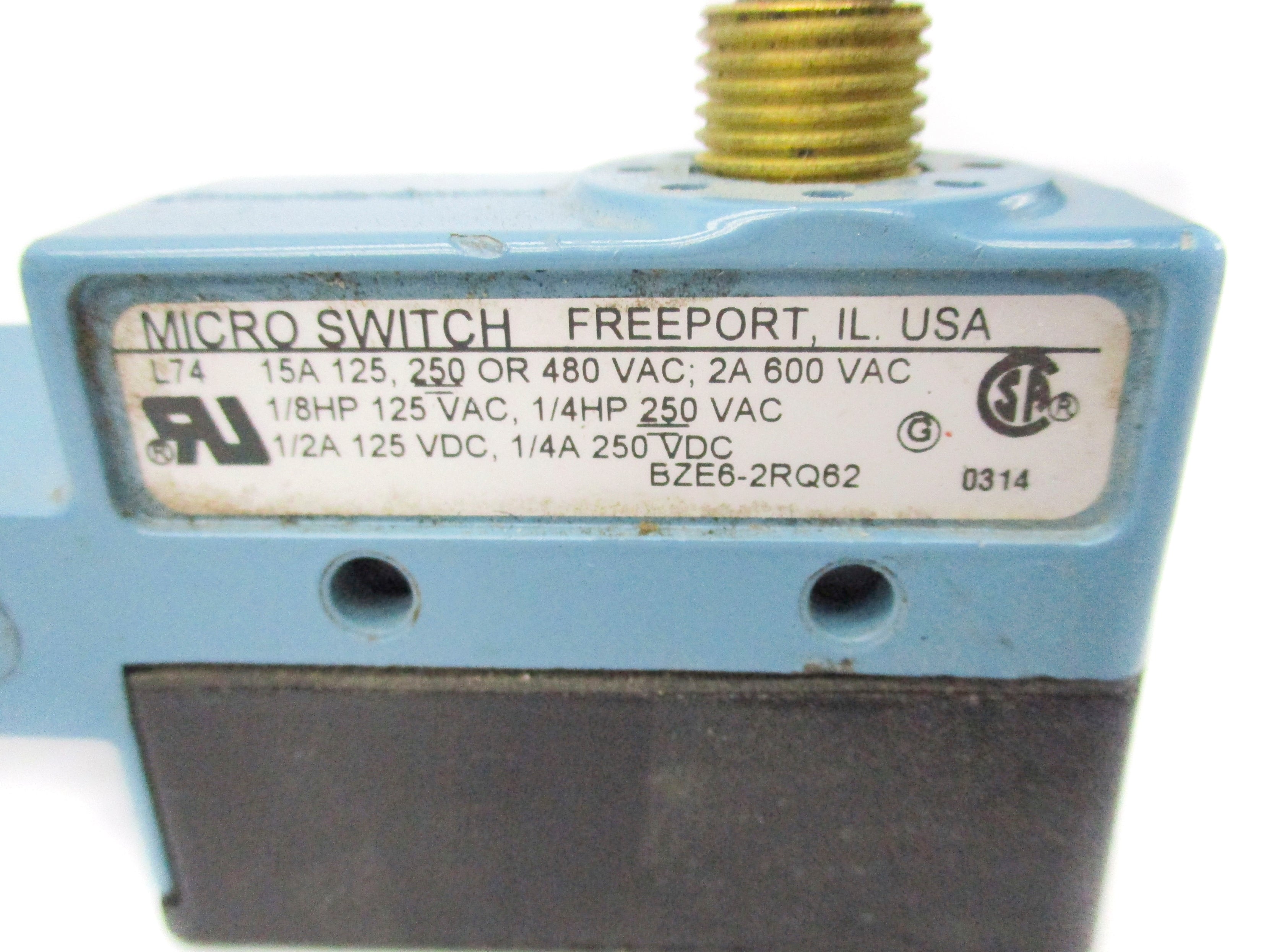 MICRO SWITCH BZE6-2RQ62 UNMP