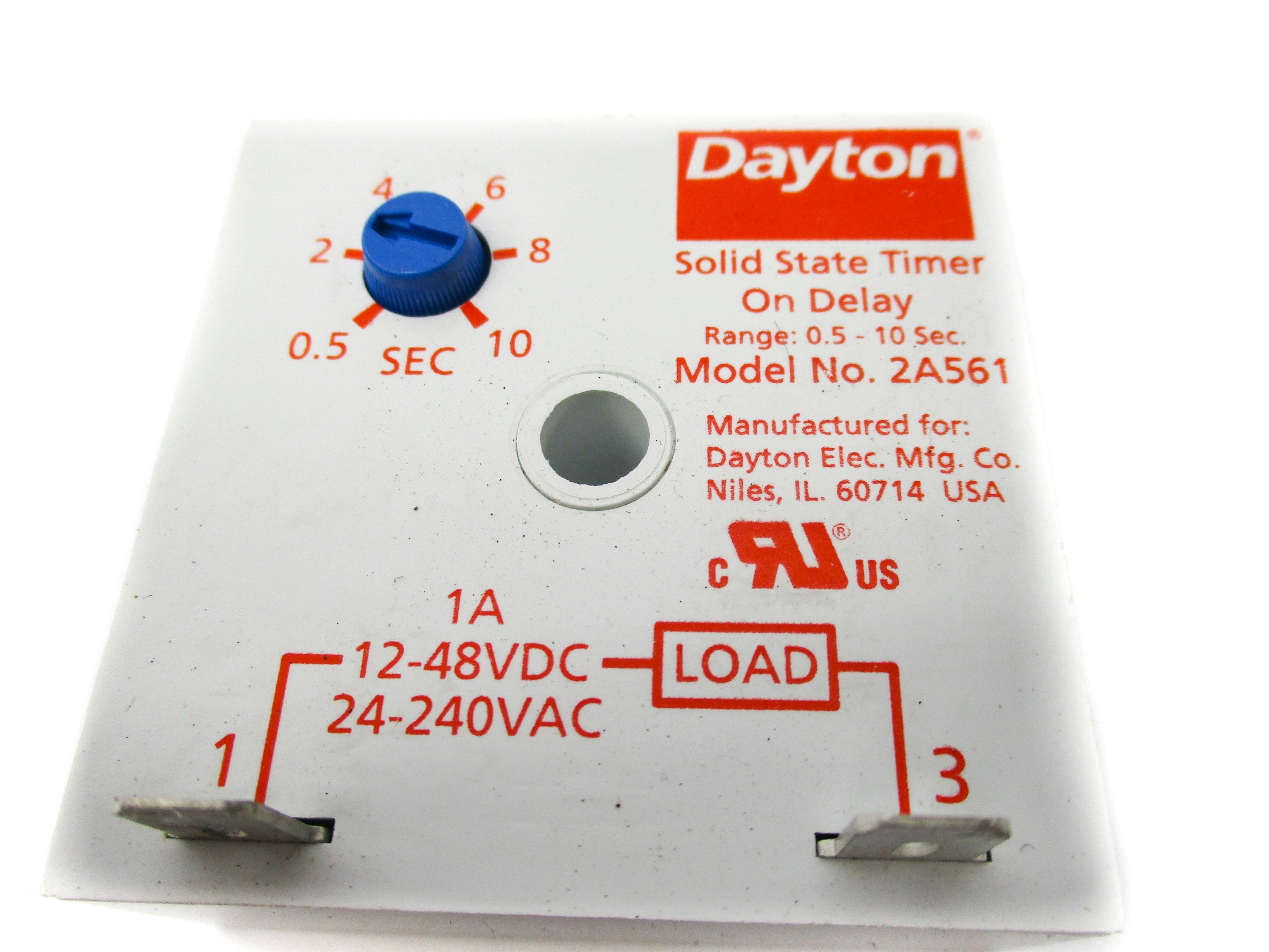 DAYTON 2A561 0.5-10SEC UNMP