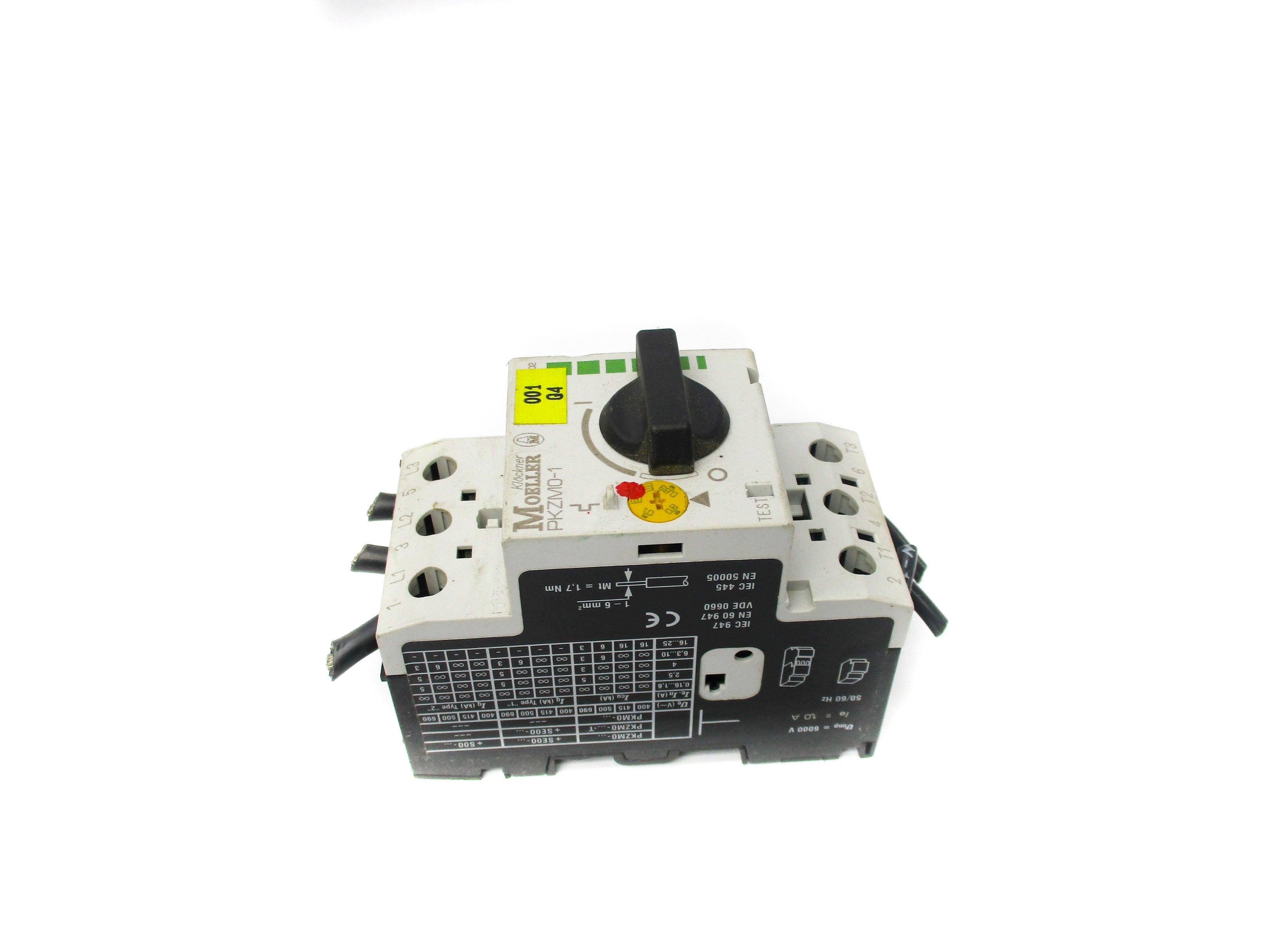 KLOCKNER MOELLER PKZM0-1 0.88-1.0A UNMP