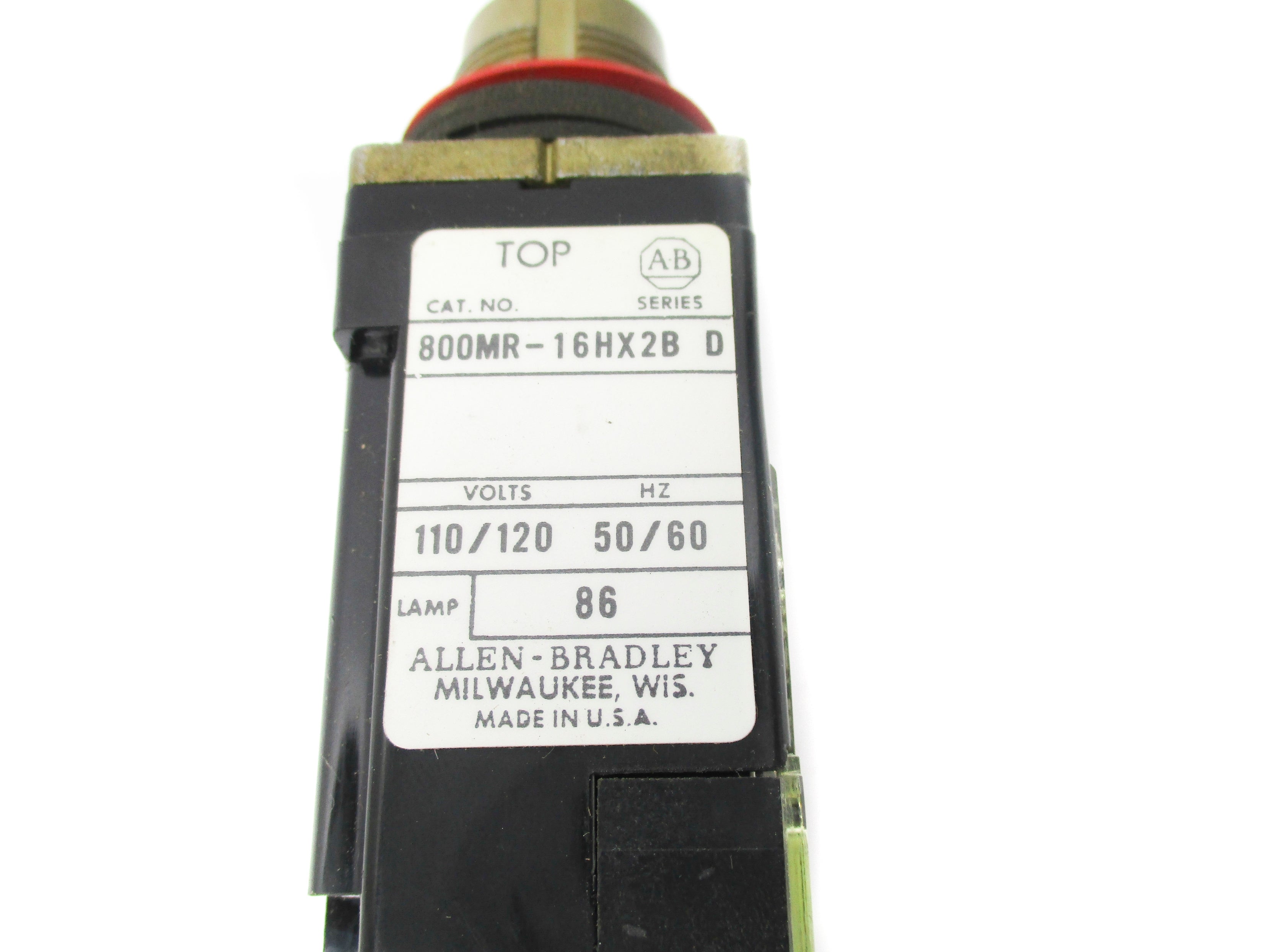 INDUSTRIAL SPARE PART 800MR-16HX2B SER. D (AS PICTURED) UNMP