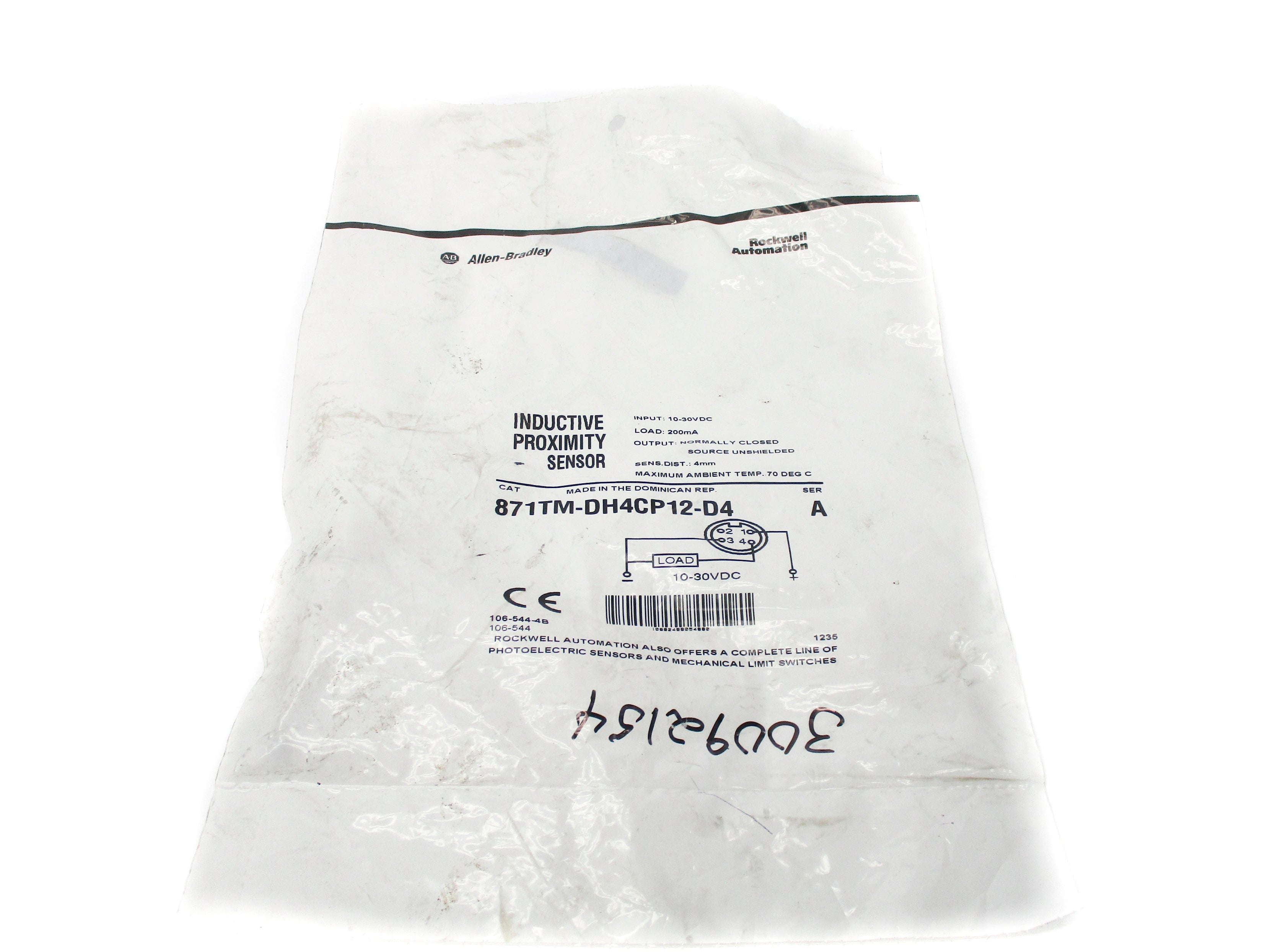 ALLEN BRADLEY 871TM-DH4CP12-D4 SER. A NSMP