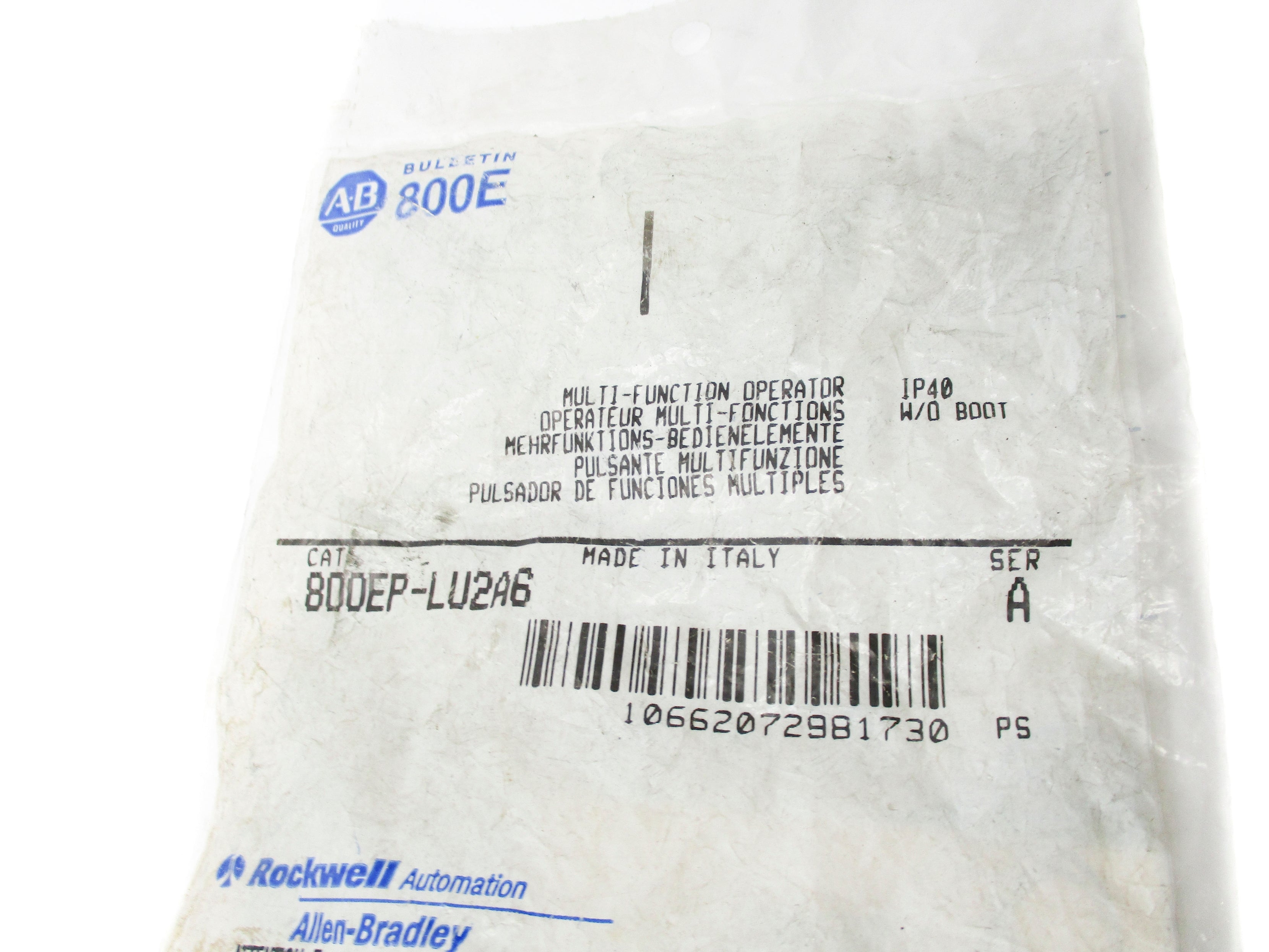 INDUSTRIAL SPARE PART 800EP-LU2A6 SER. A NSMP