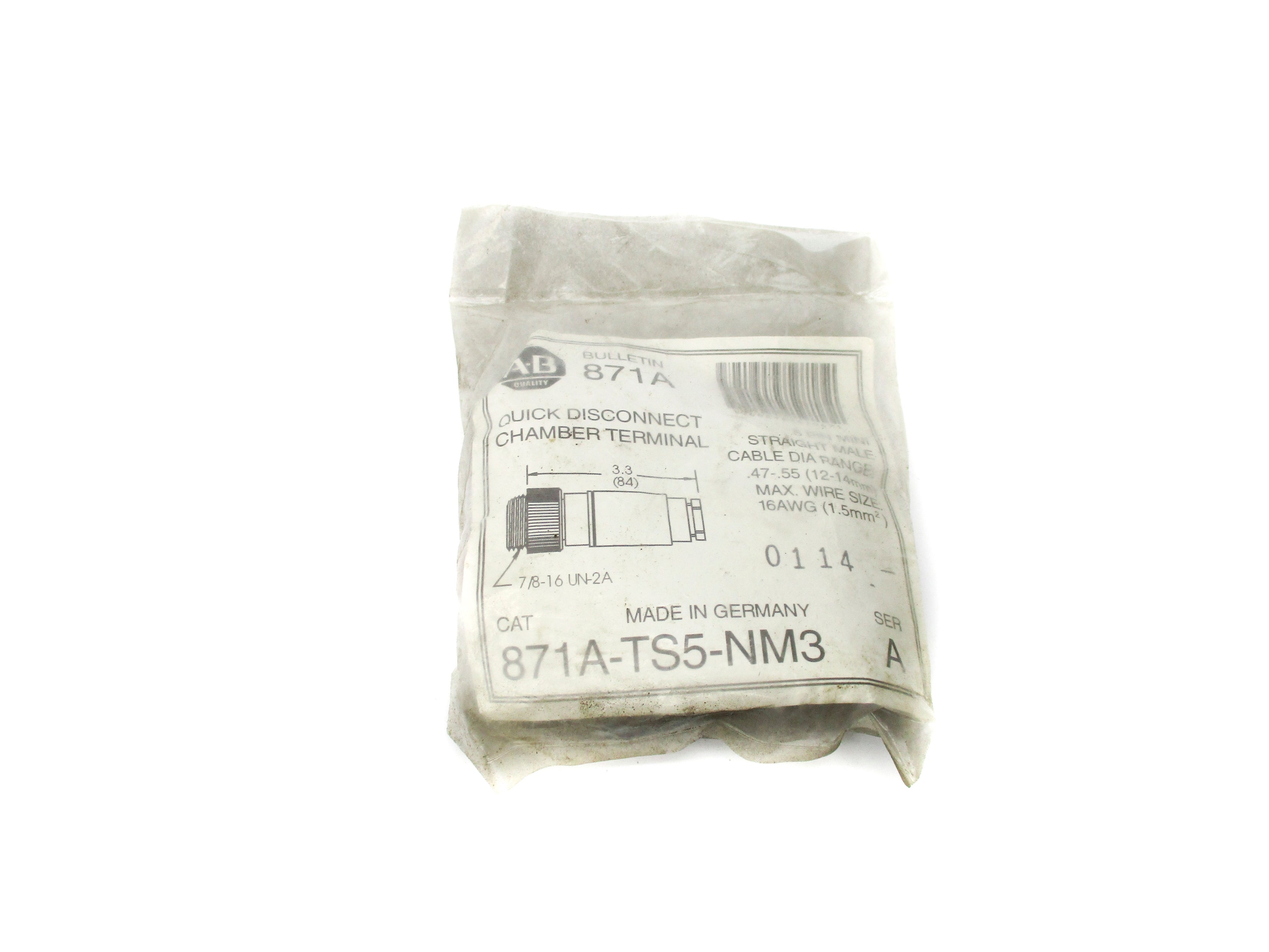 ALLEN BRADLEY 871A-TS5-NM3 SER.A NSMP