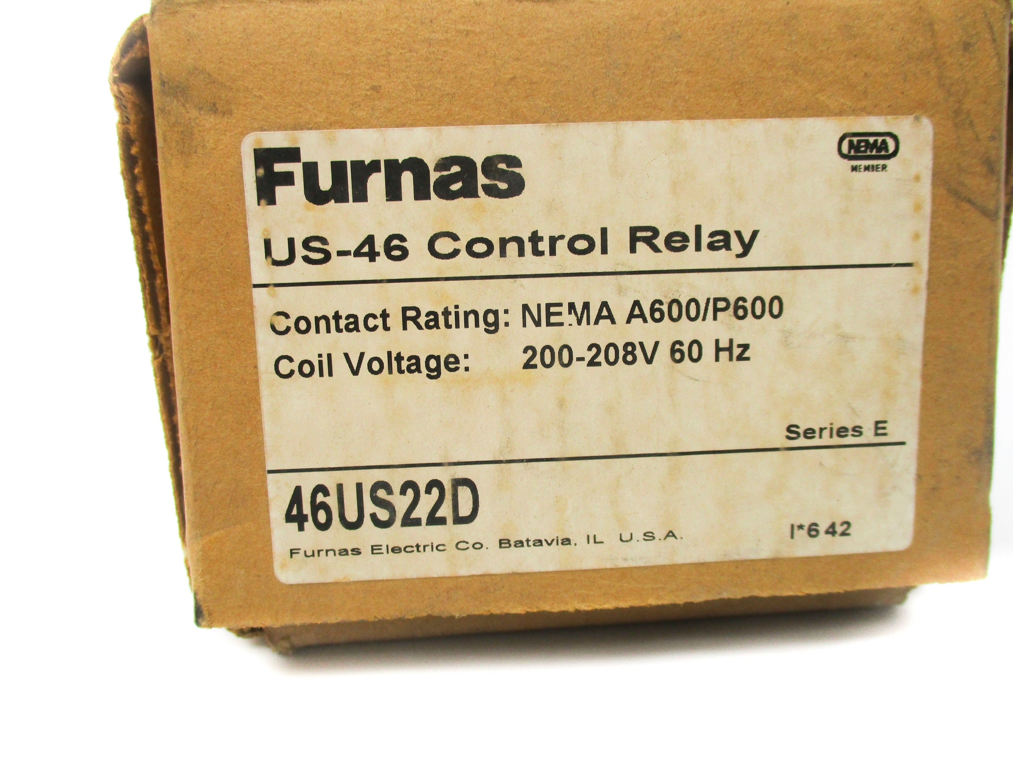 FURNAS 46US22D SER. E 10A 200-208V NSMP