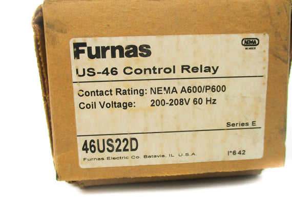 FURNAS 46US22D SER. E 10A 200-208V NSMP