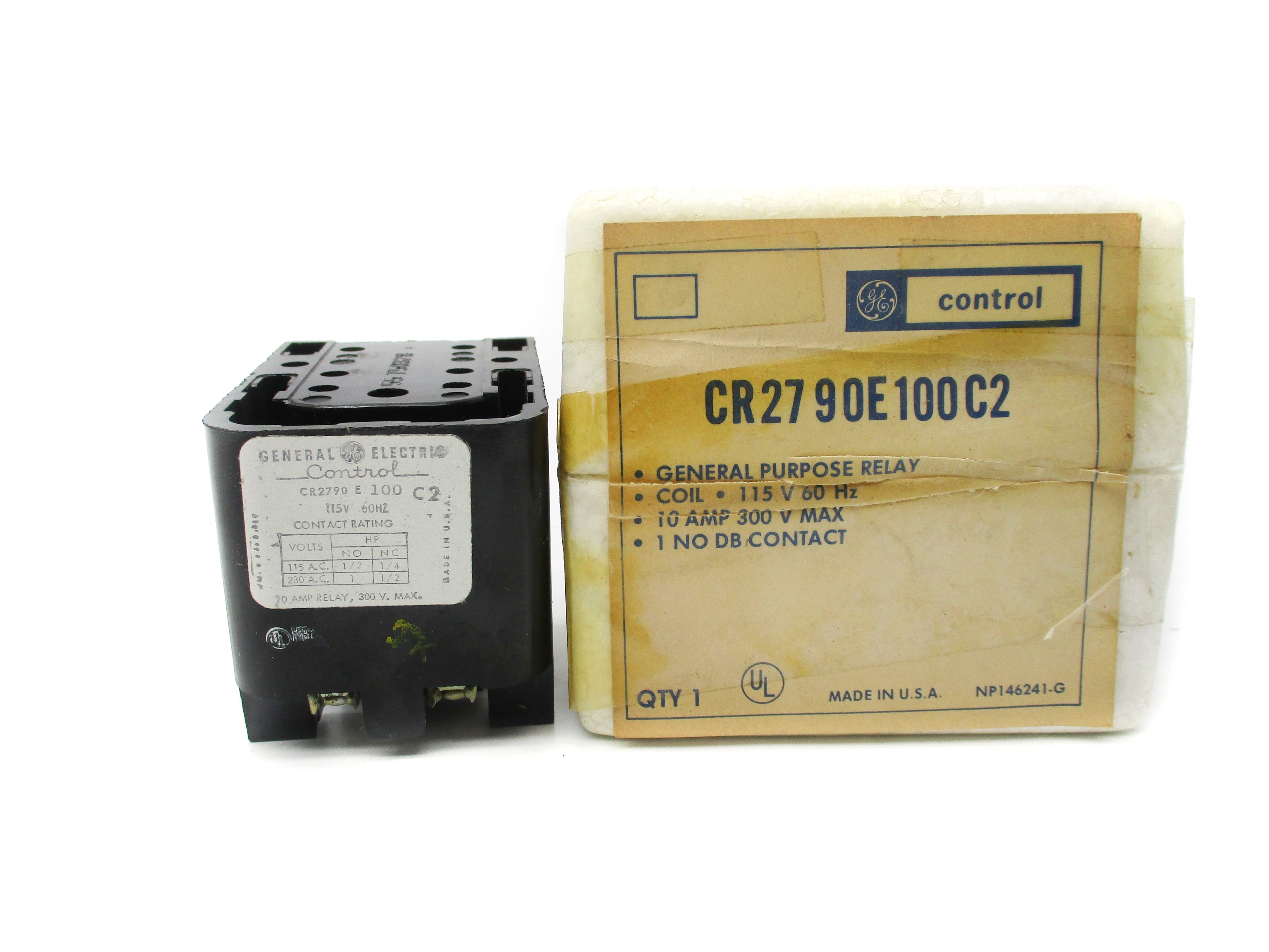 GENERAL ELECTRIC CR2790E100C2 10A 115V NSMP