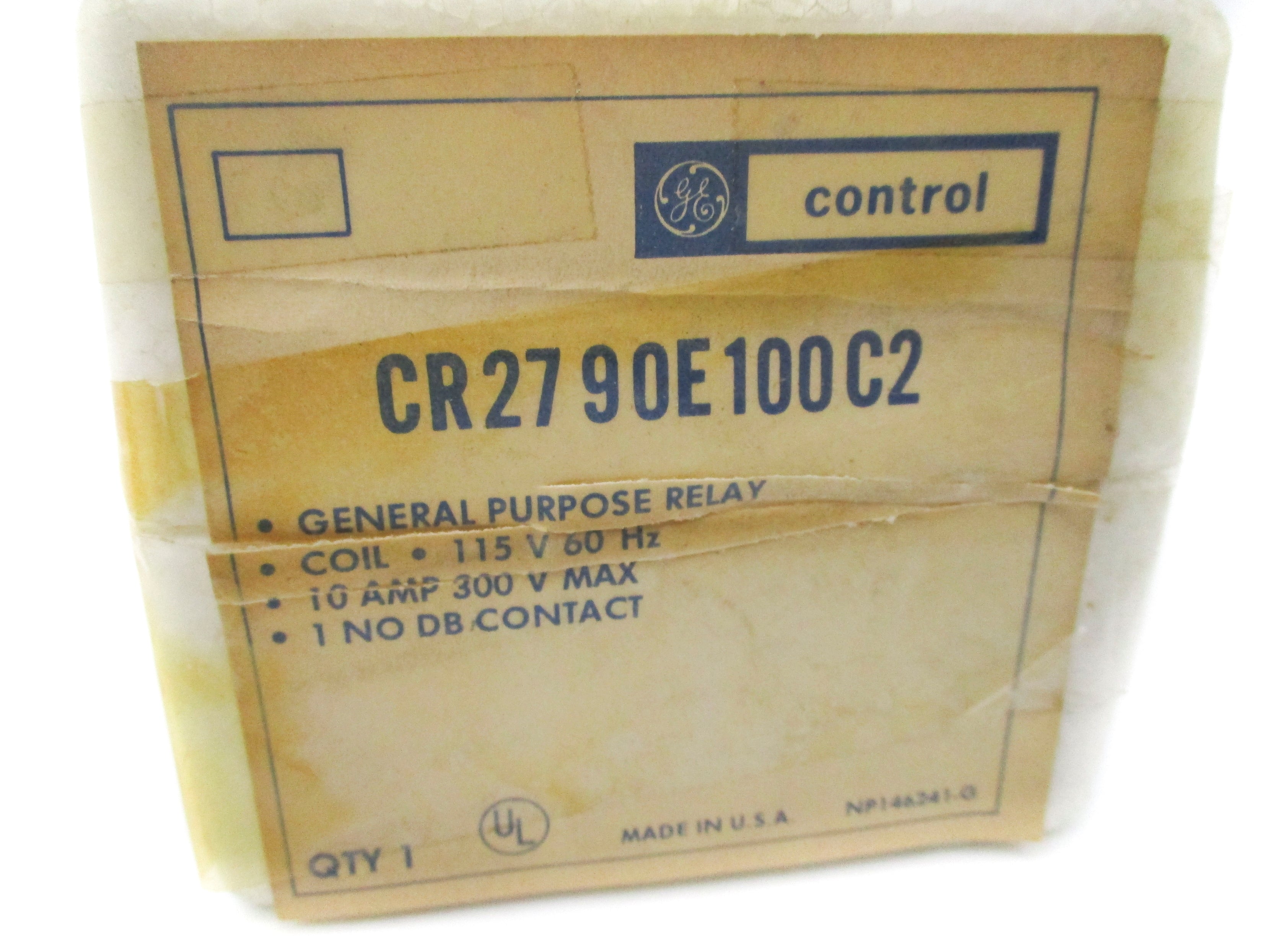 GENERAL ELECTRIC CR2790E100C2 10A 115V NSMP
