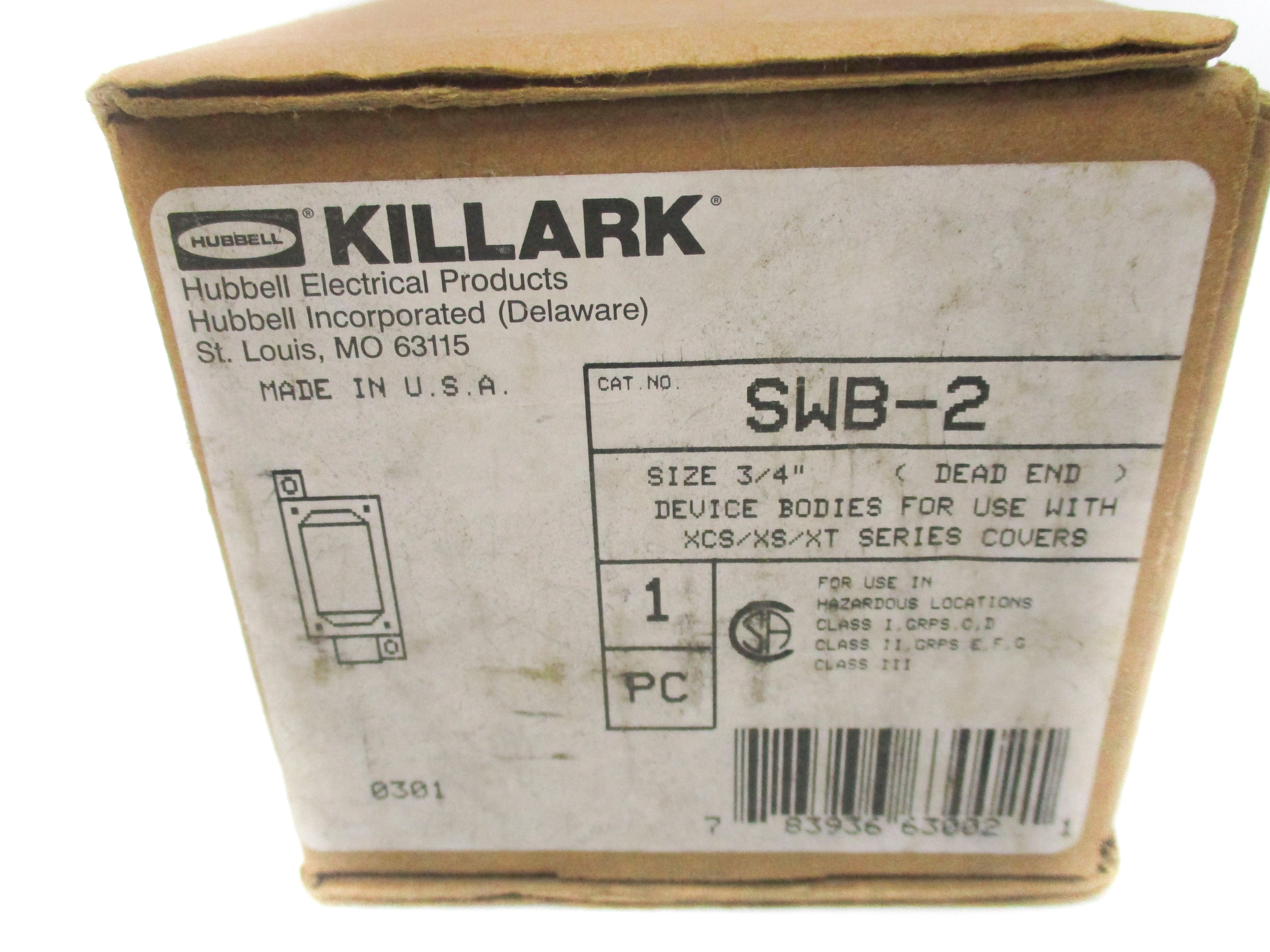 KILLARK SWB-2 3/4" NSMP