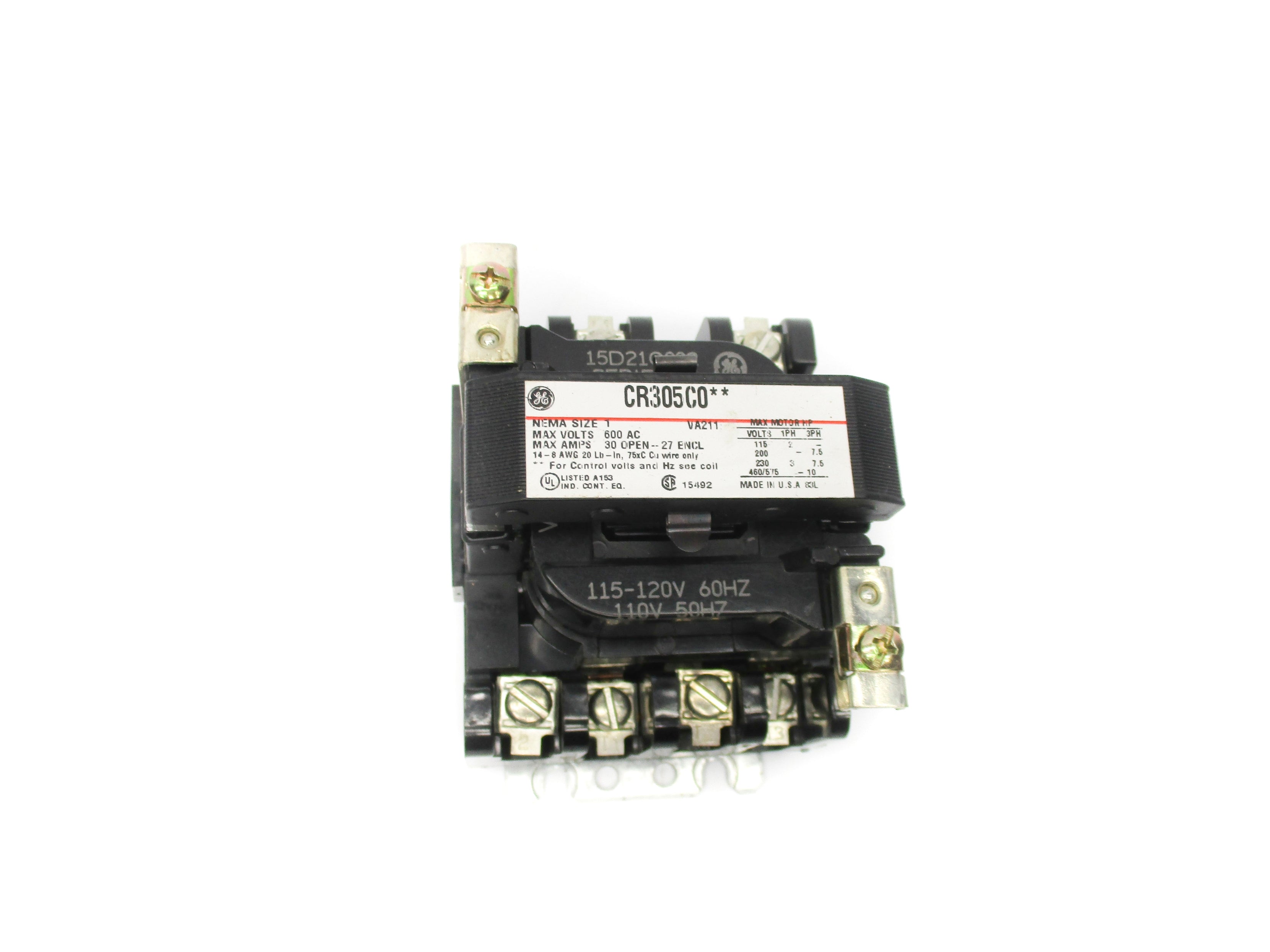 GENERAL ELECTRIC CR305C0** 115-120V NSNP