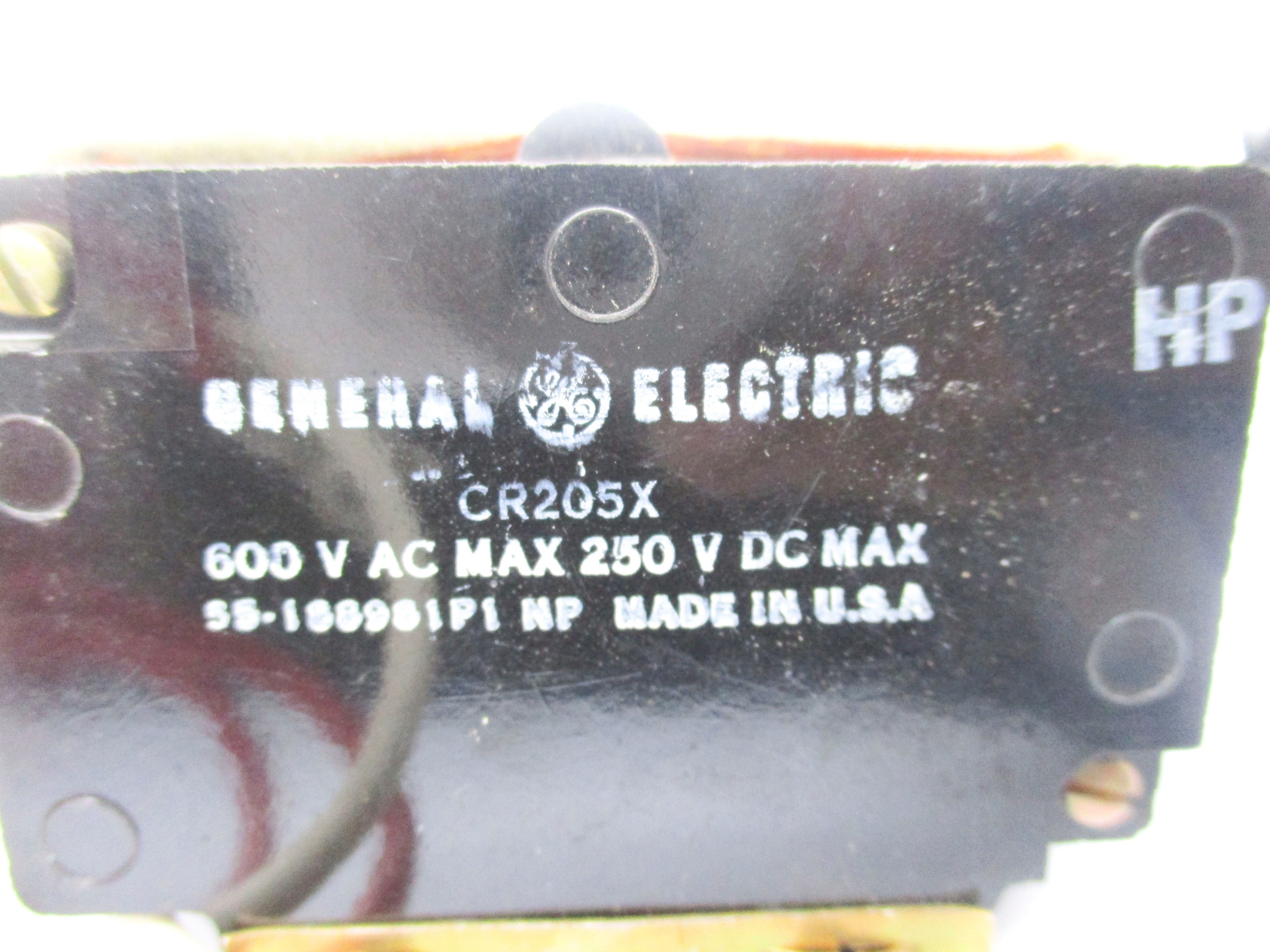 GENERAL ELECTRIC CR205X UNMP
