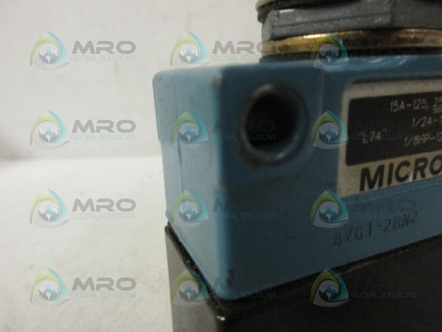 MICROSWITCH BZG1-2RN2 LIMIT SWITCH *USED*
