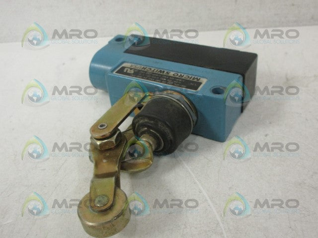 MICROSWITCH BZG1-2RN2 LIMIT SWITCH *USED*