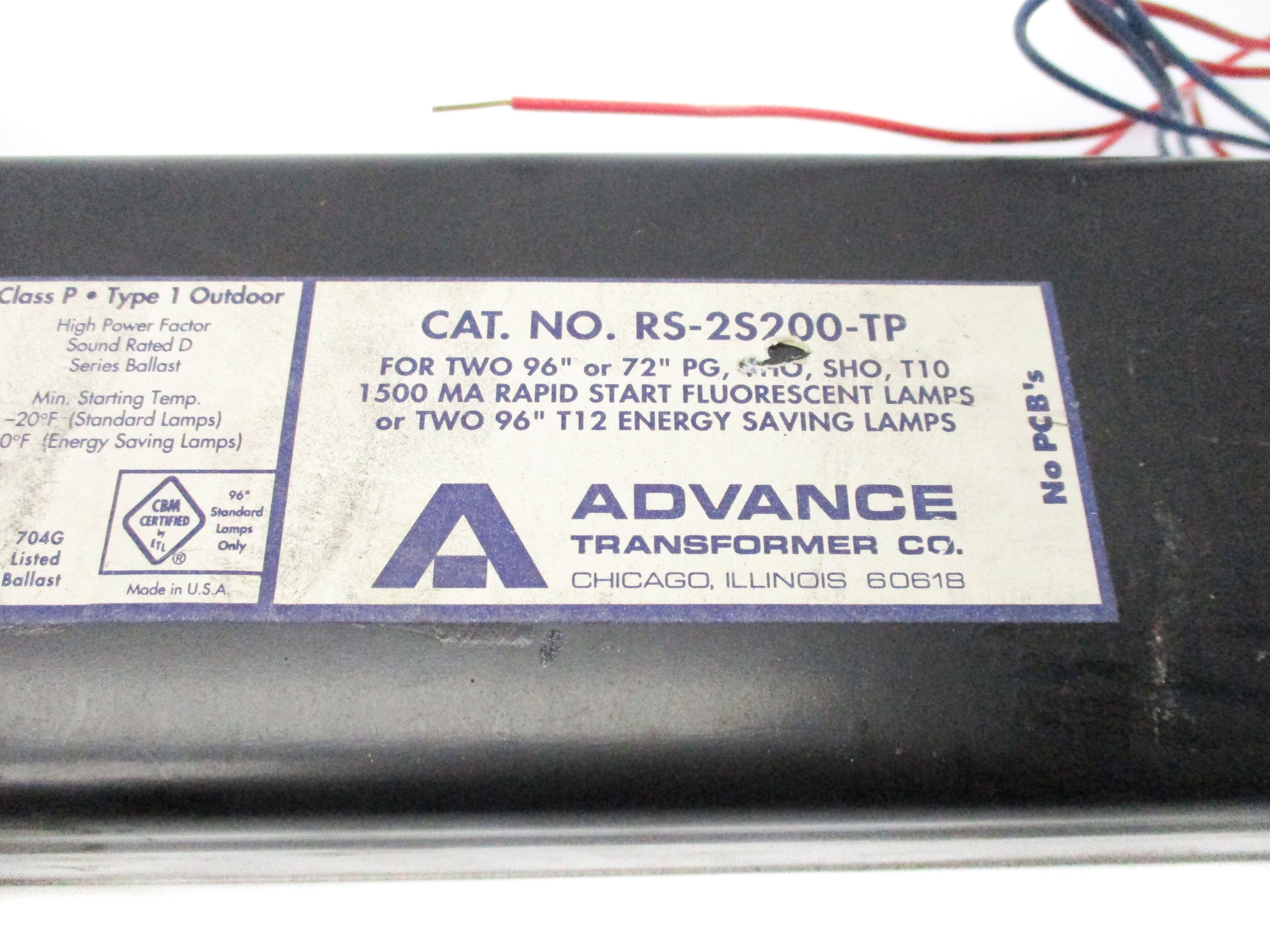 ADVANCE RS-2S200-TP UNMP