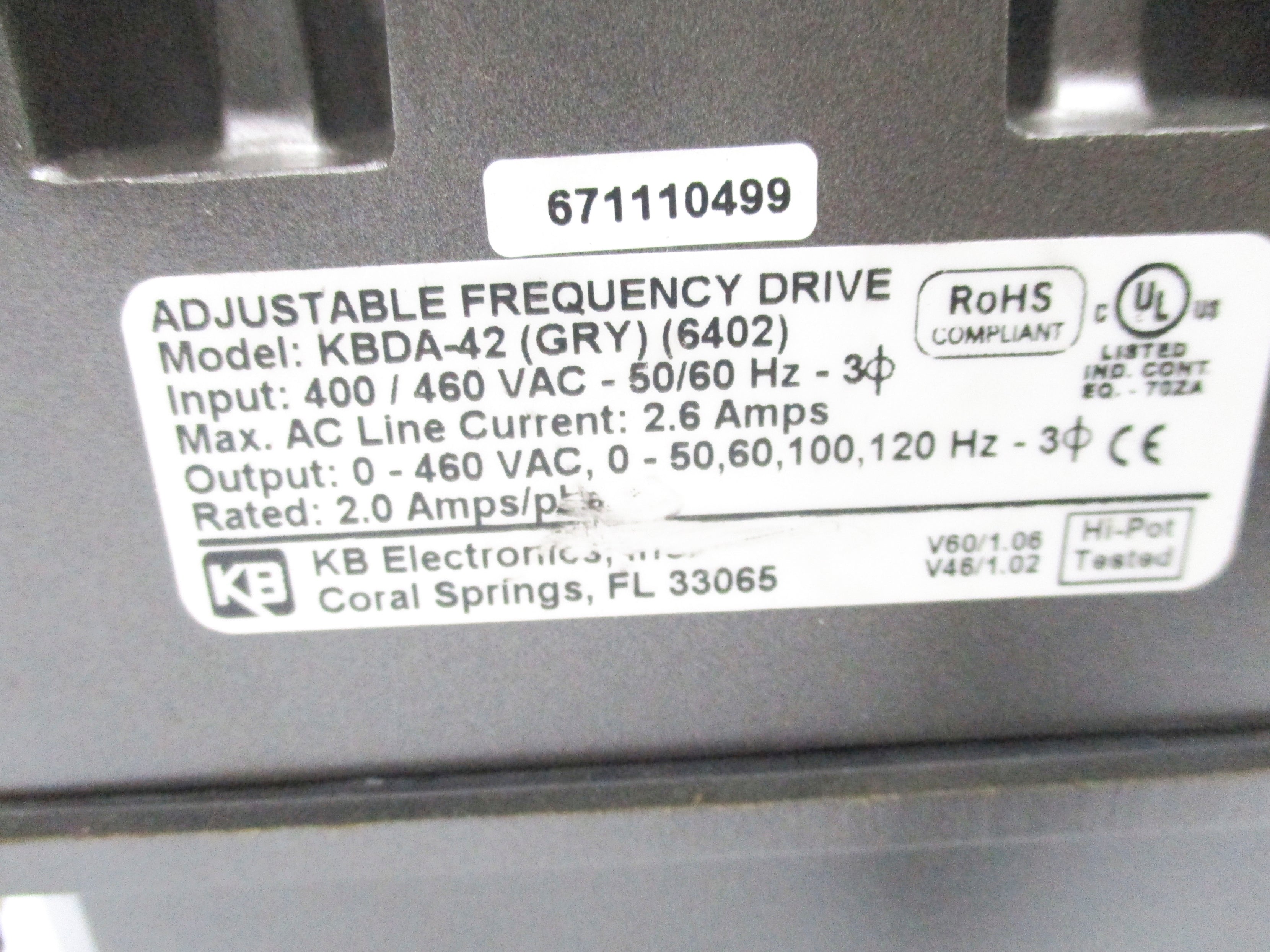KB ELECTRONICS KBDA-42 UNMP