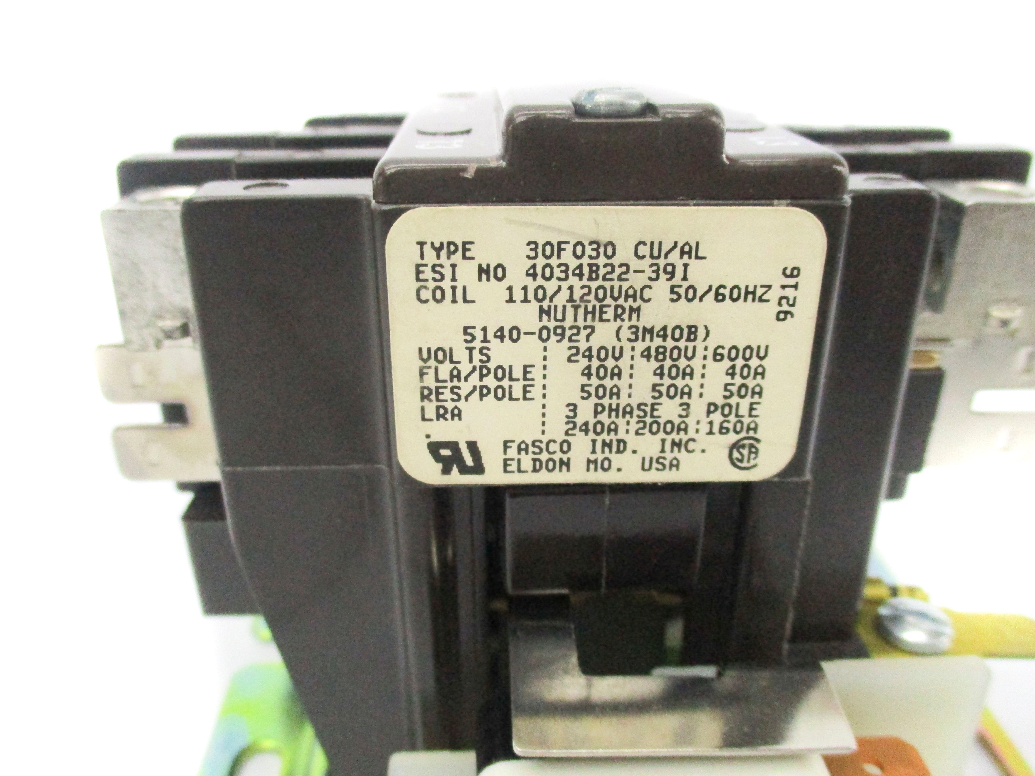 FASCO 30F030 110/120VAC NSNP