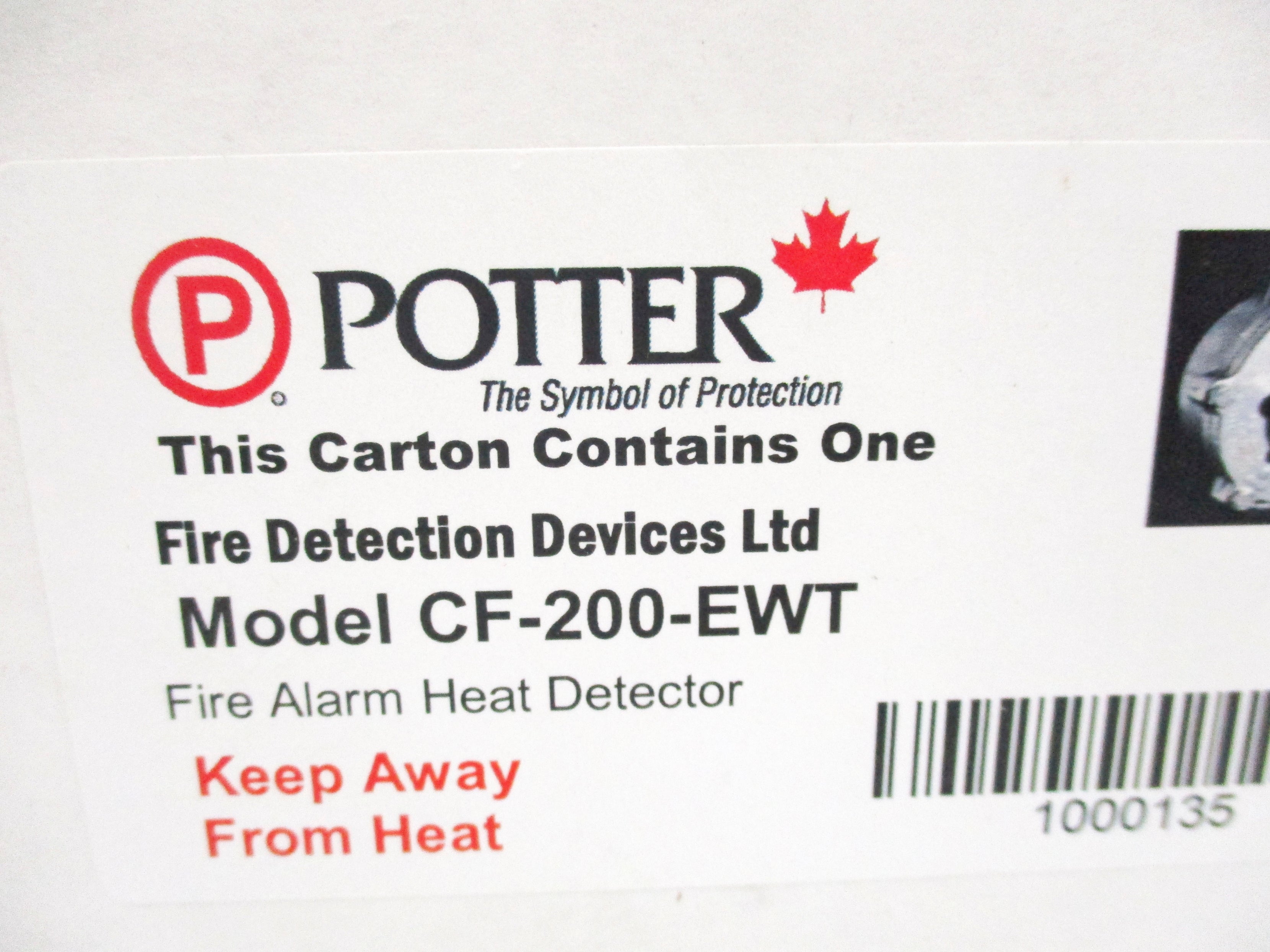 POTTER CF-200-EWT NSMP
