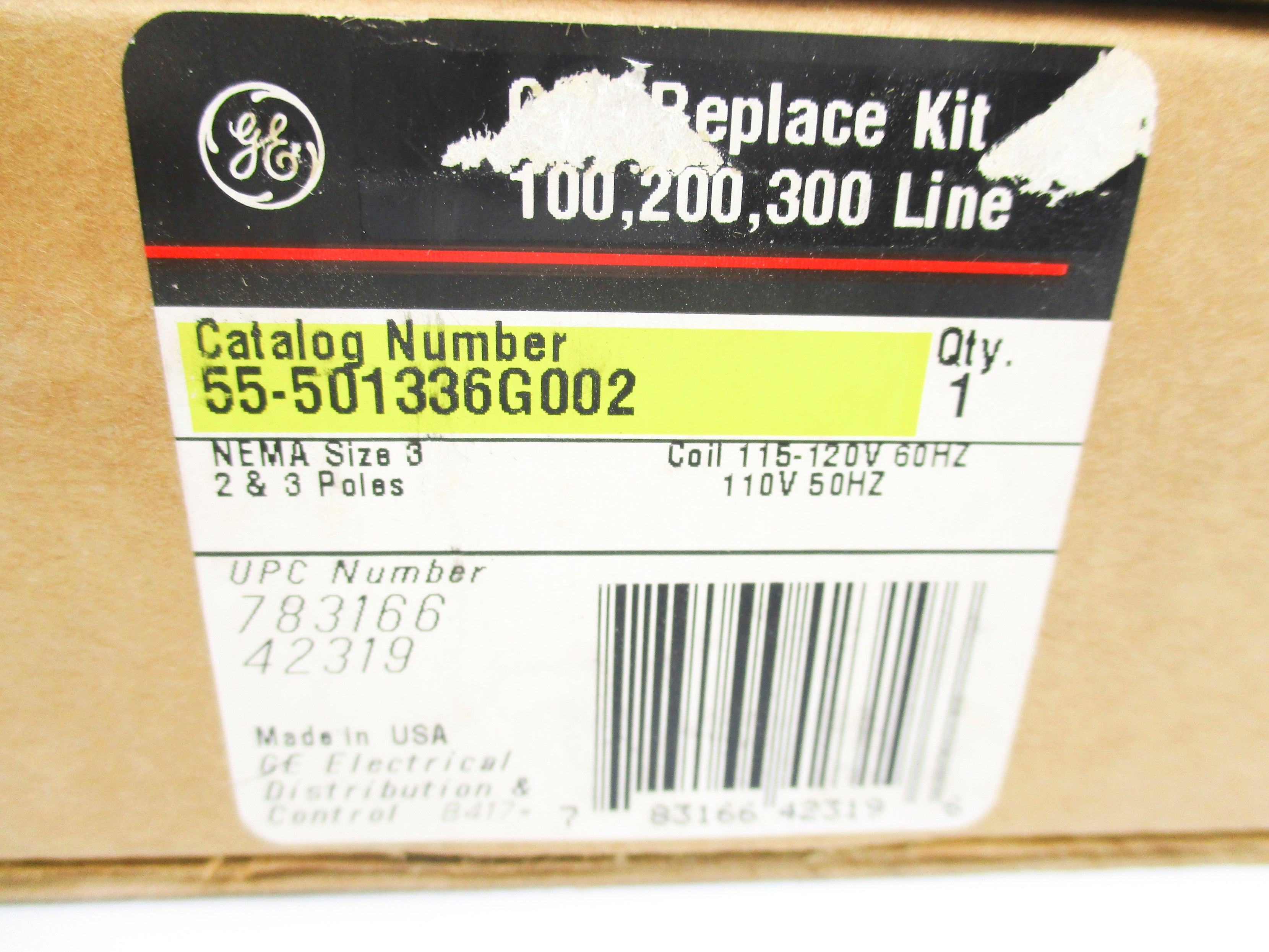 GENERAL ELECTRIC 55-501336G002 SER. A 110/120V NSMP