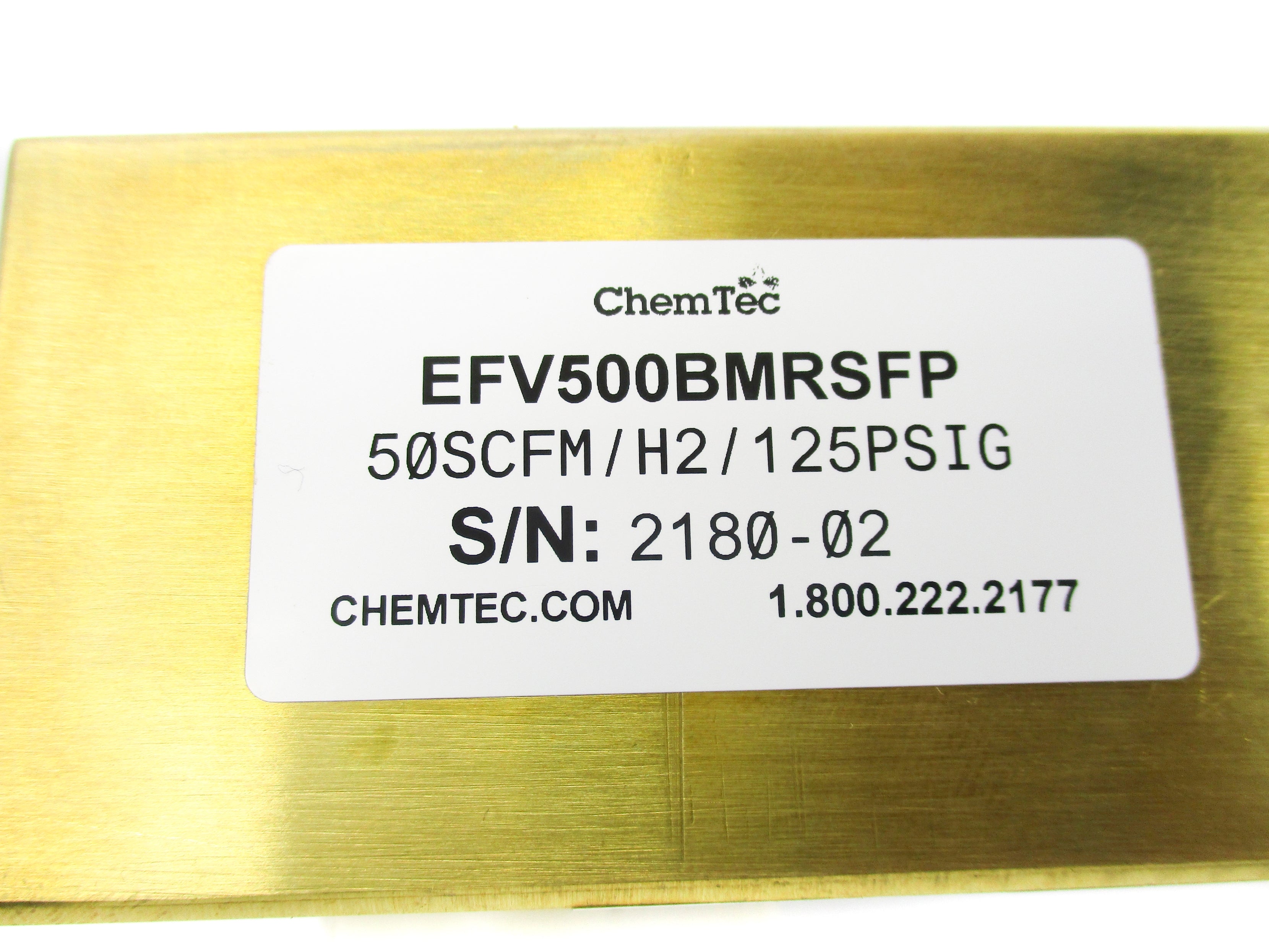 CHEMTEC EFV500BMRSFP 125PSIG NSNP