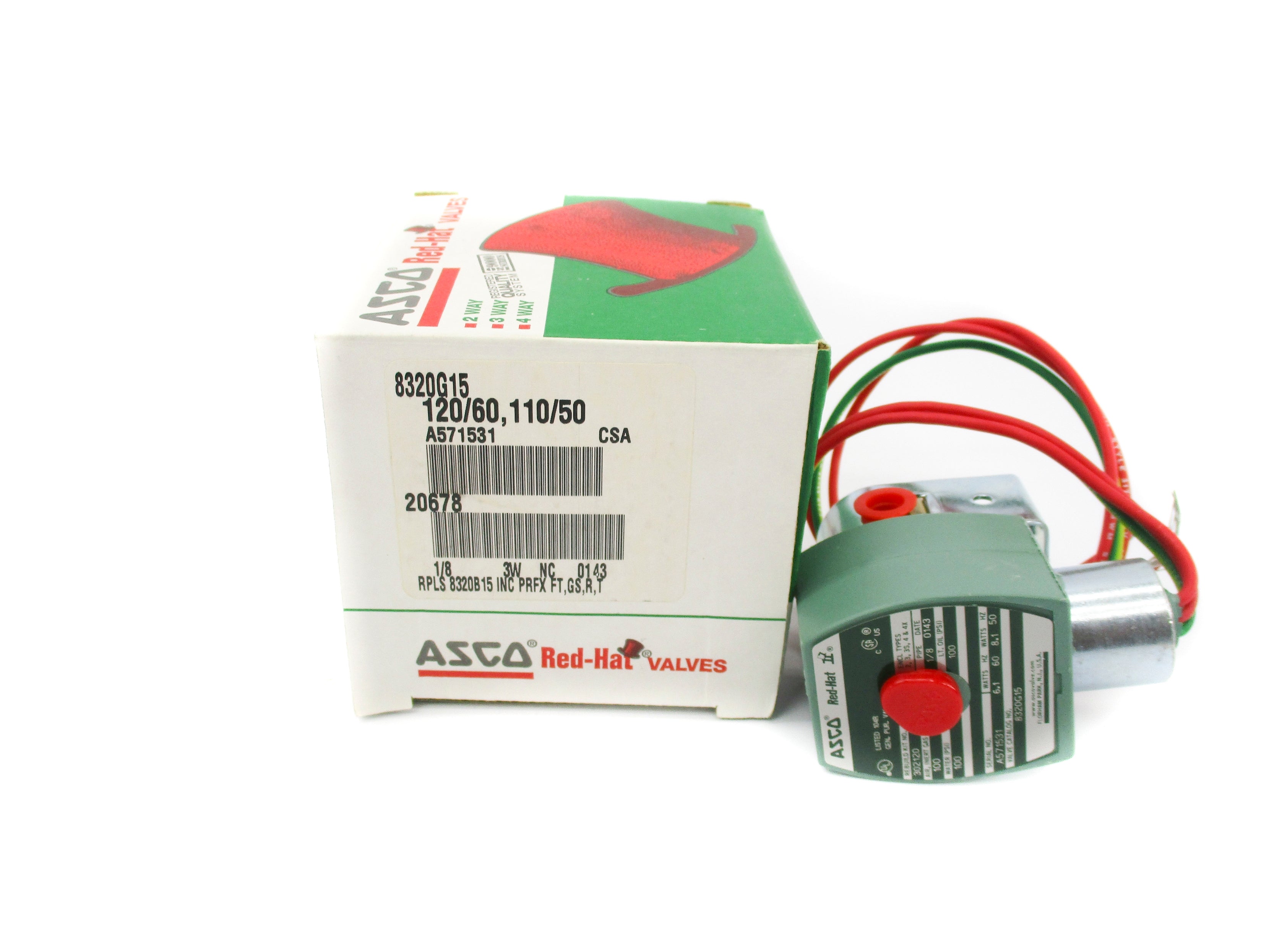 ASCO 8320G15 110/120V 100PSI 1/8" NSMP