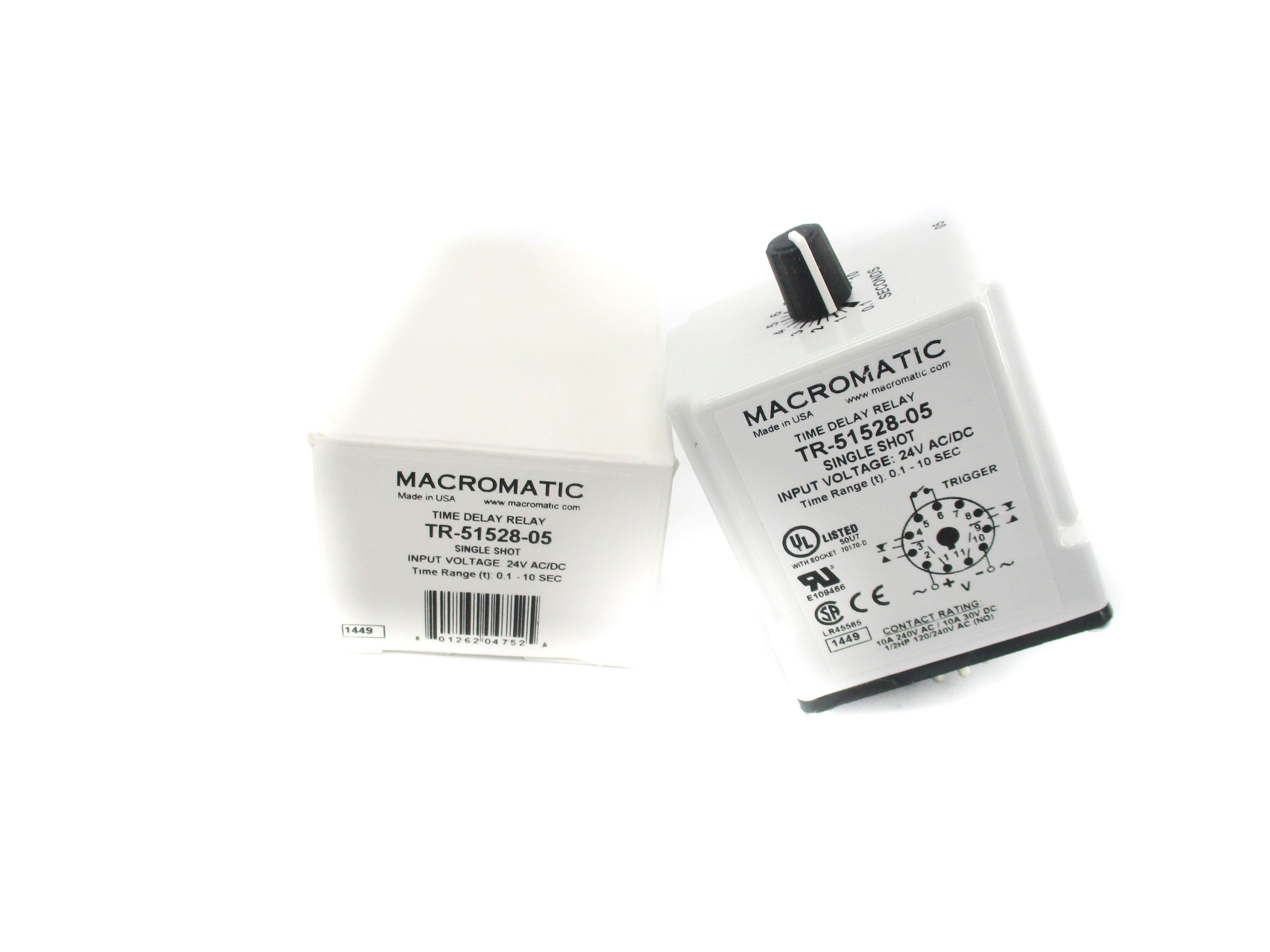MACROMATIC TR-51528-05 0.1-10SEC 24V NSMP